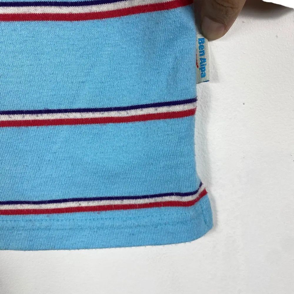 Vintage Vintage 90's AIPA SURFBOARDS Striped Polo Shirt Large Size Size US L / EU 52-54 / 3 - 3 Thumbnail