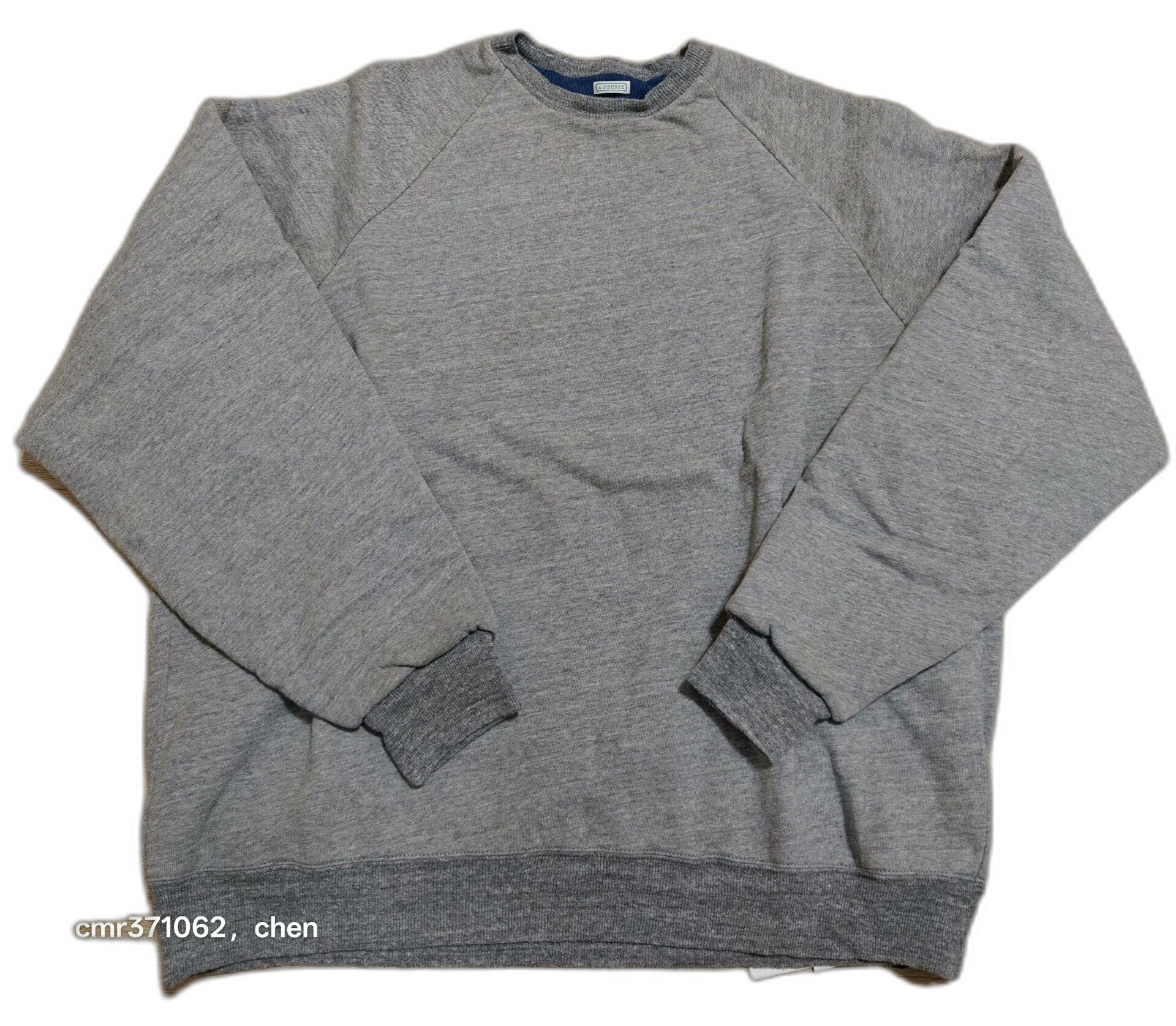 A.PRESSE A.PRESSE 26SS Vintage Reversible Sweatshirt Size US L / EU 52-54 / 3 - 1 Thumbnail