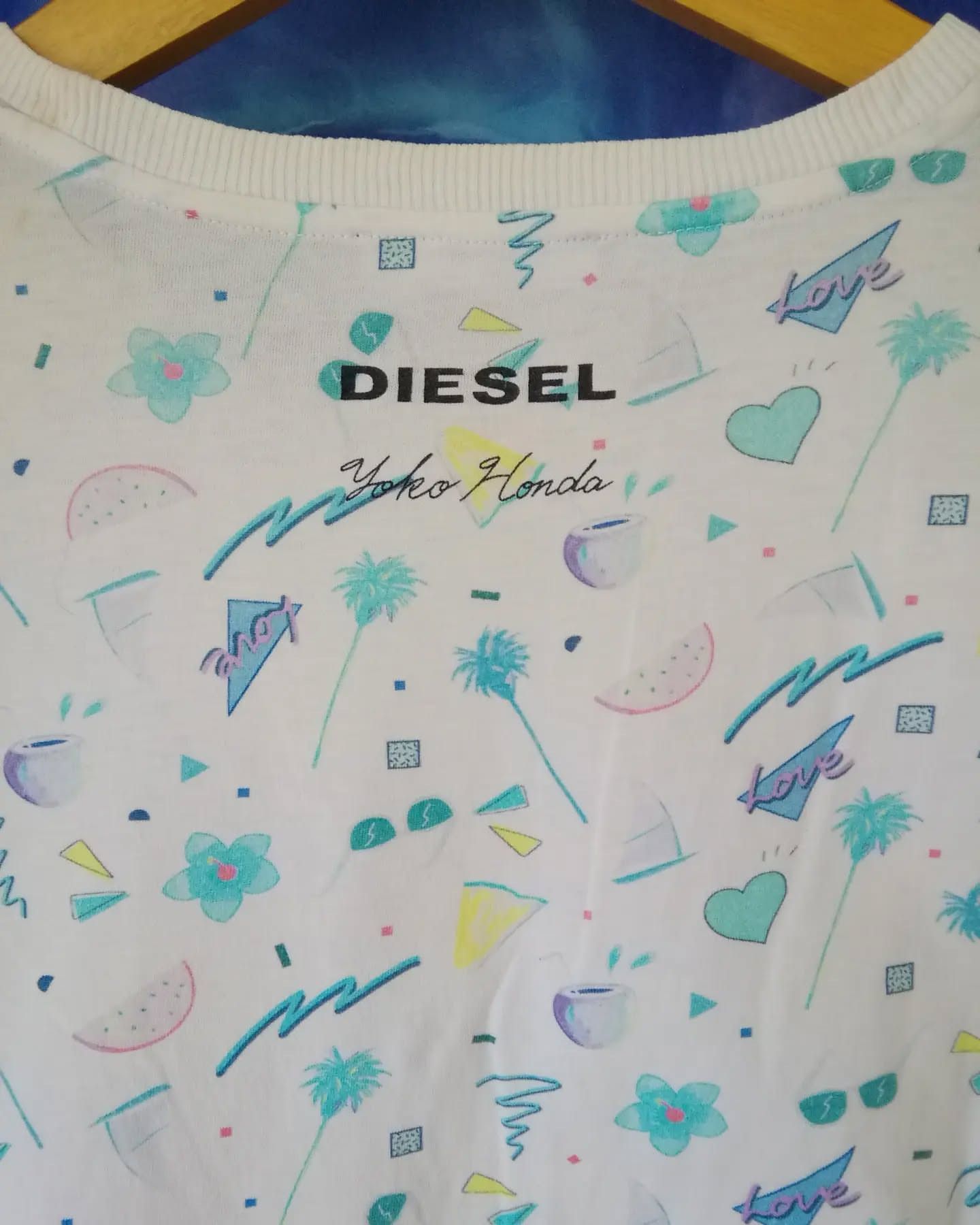 Diesel Diesel x Yoko Honda All Over Print T-Shirt Vintage 90s Size M / US 6-8 / IT 42-44 - 4 Thumbnail