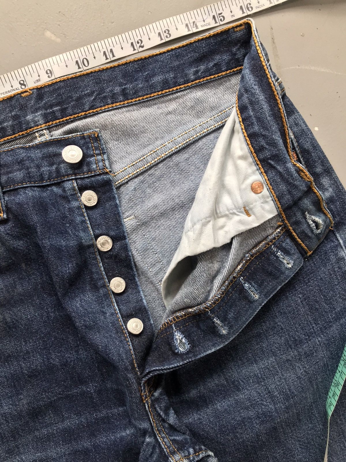 Levi's × Vintage Vintage Levi’s Strauss & co 501 denim pant Size US 32 / EU 48 - 6 Thumbnail