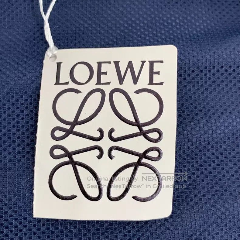 Loewe Loewe 2023 Deep Blue Lamb Leather Logo Embroidered Zip-up Size XS / US 0-2 / IT 36-38 - 7 Thumbnail