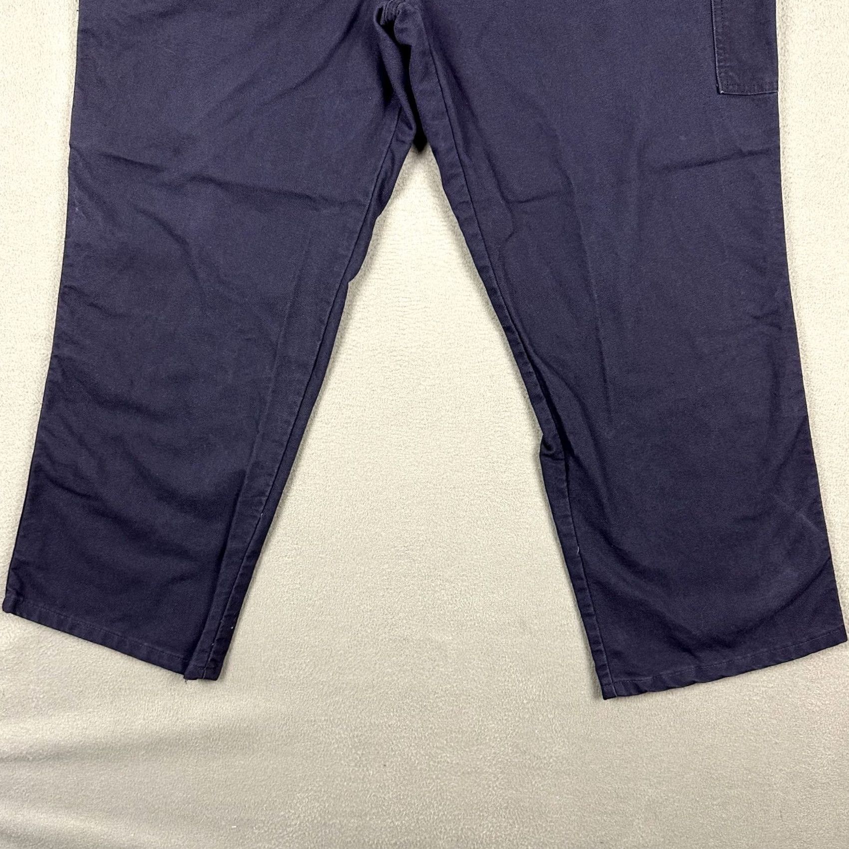 Vintage Riverside Pants Mens 40x29 Blue FR Flame Resistant Carpenter Cotton Blend Pants Mens Size US 40 / EU 56 - 5 Thumbnail