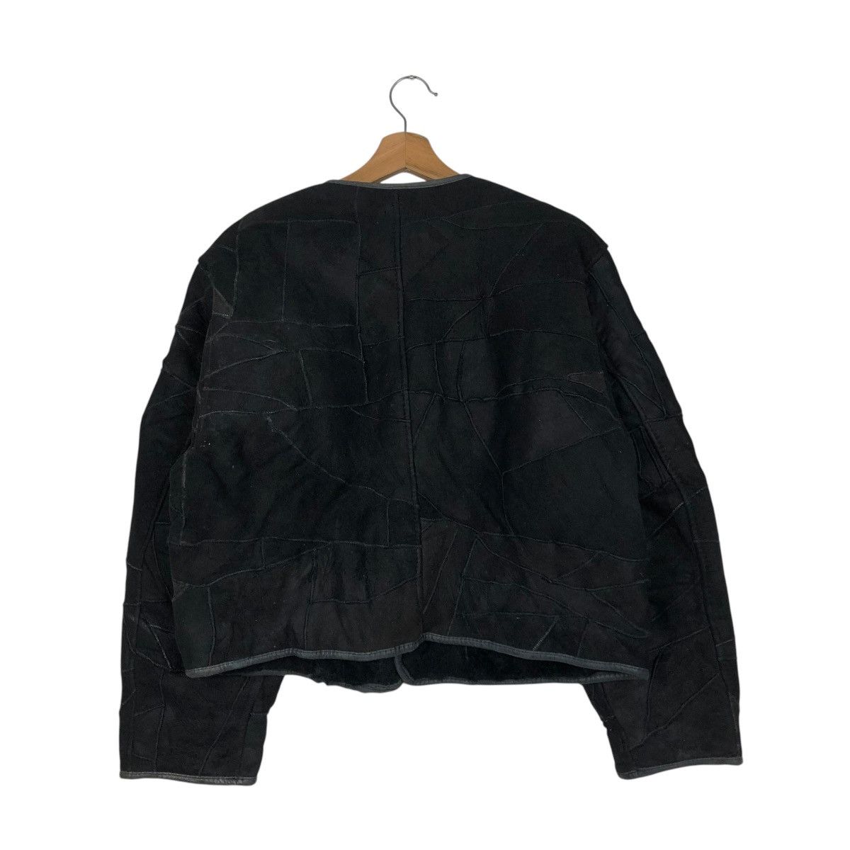 Issey Miyake 🔥VINTAGE LEATHER SHEARLING PATCH WORK HAI SPORTING GEAR Size US M / EU 48-50 / 2 - 10 Thumbnail