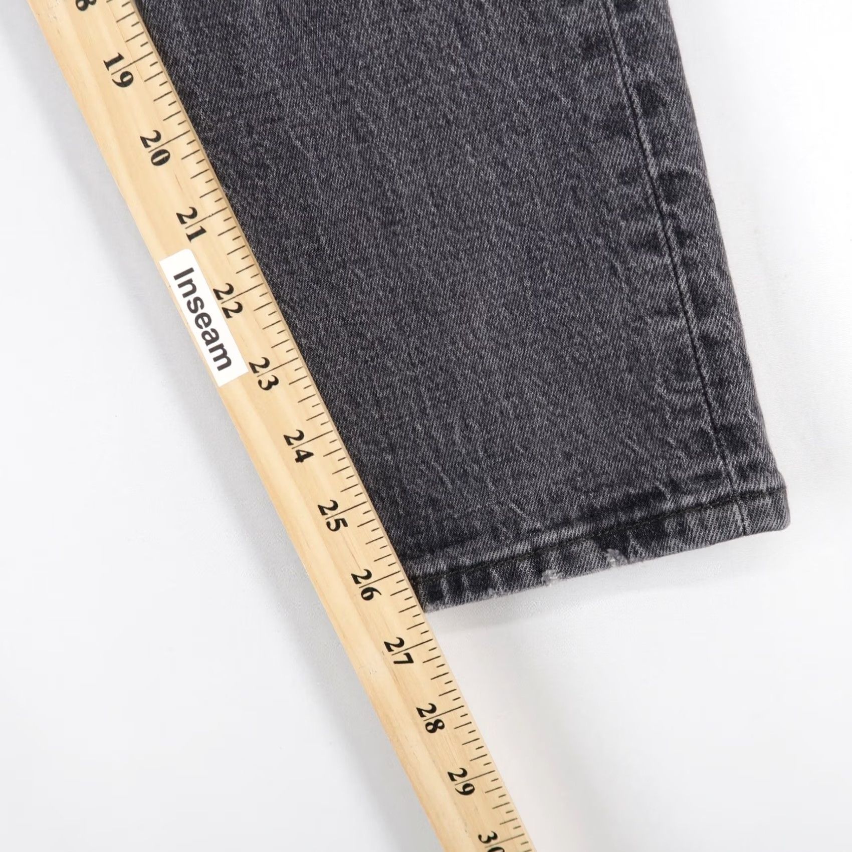 Levi's VINTAGE Levi's 501 Jeans Womens 26 Black High Rise Button Fly Stretch Denim 5-Pocket Mens Girls Size 26" / US 2 / IT 38 - 7 Thumbnail
