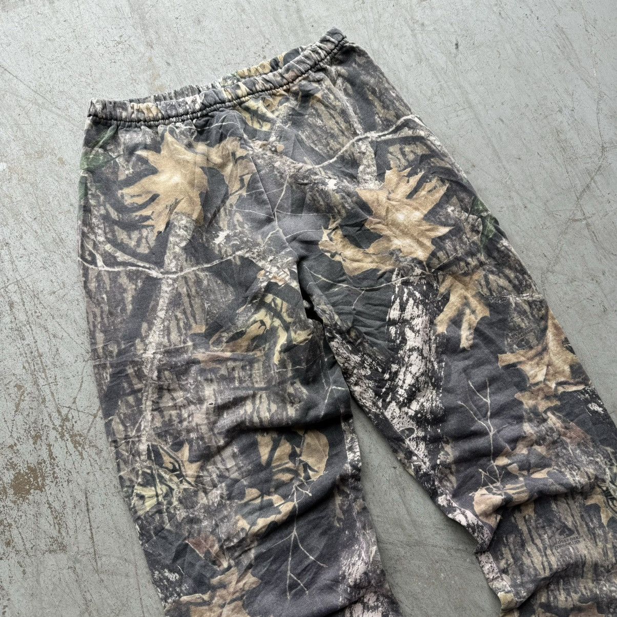 Realtree × Vintage Mossy Oak Real Tree Camouflage Baggy Sweatpants Sz Medium Size US 32 / EU 48 - 2 Thumbnail
