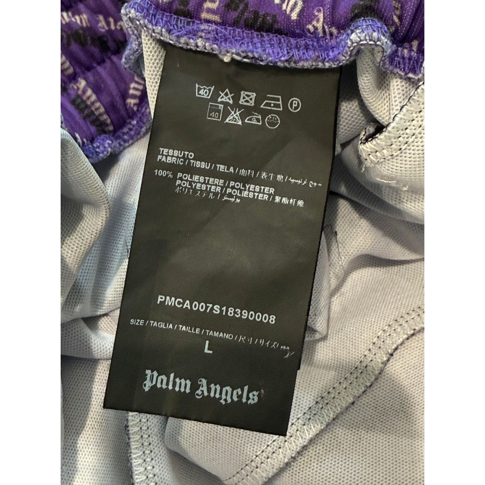 Palm Angels Palm Angels Purple Monogram Track Pants Size 36" / US 14 / IT 50 - 4 Thumbnail
