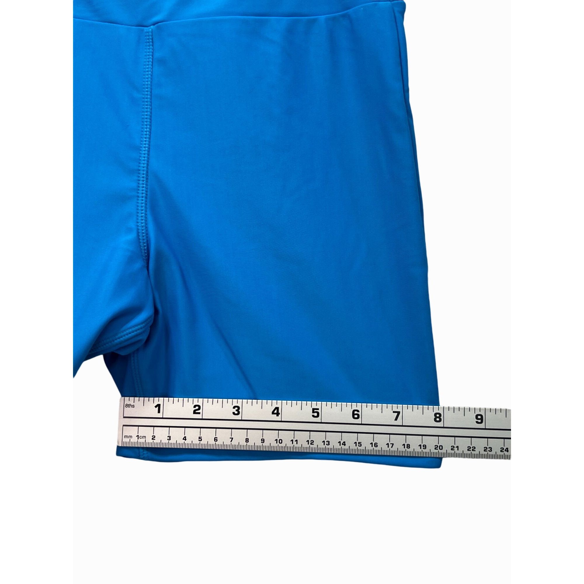 Other Wild Fable Women's High Waisted bike Shorts - Light Blue - X Size 24" / US 00 / IT 34 - 8 Thumbnail