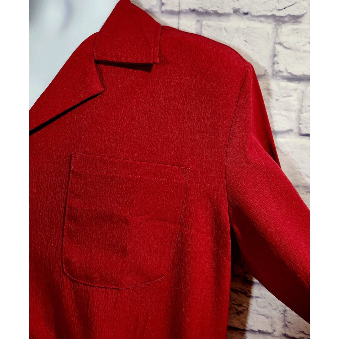 Other COOFANDY Burgundy Button Down Long Sleeves Shirt Large NWOTS Size US L / EU 52-54 / 3 - 2 Thumbnail