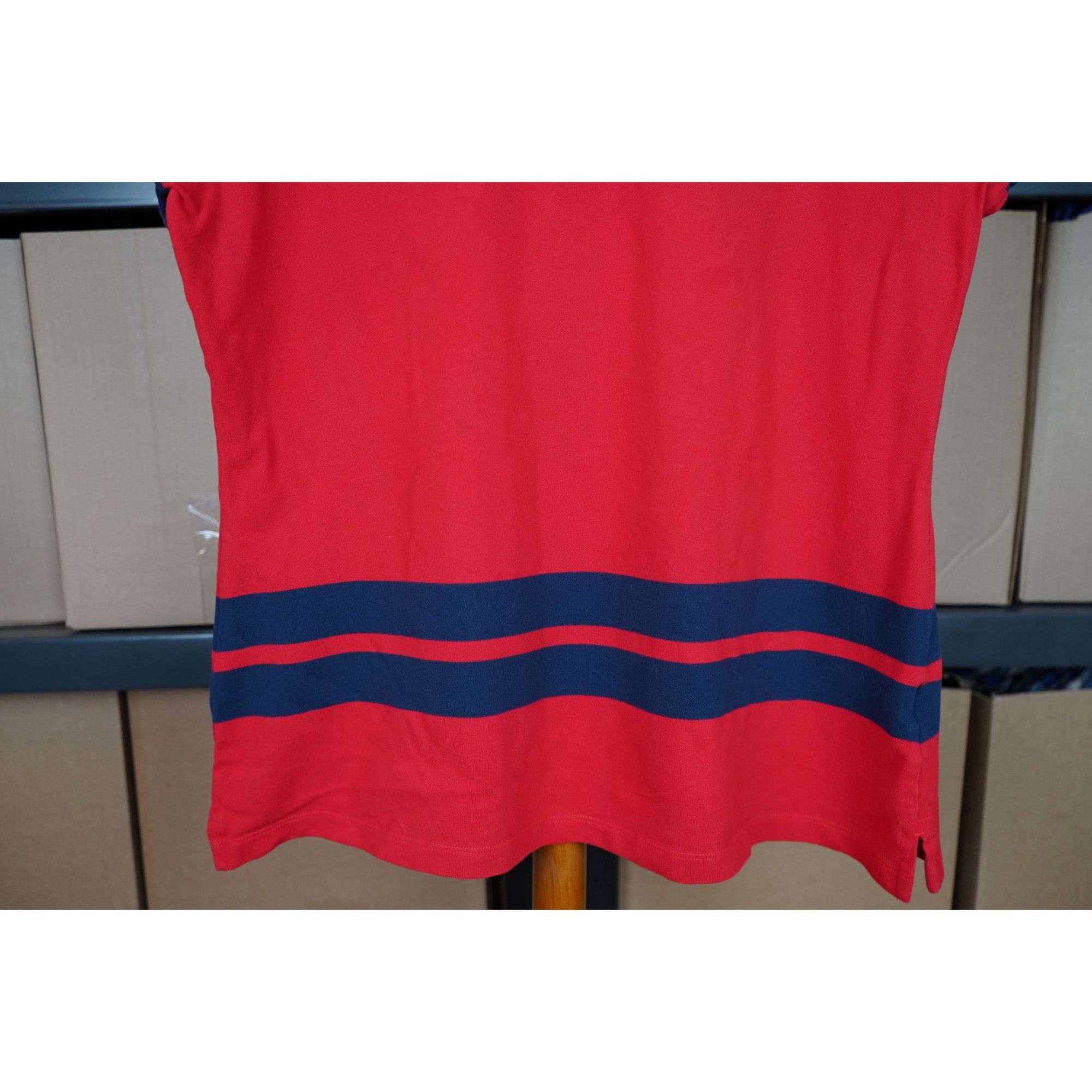 Tommy Hilfiger Tommy Hilfiger Red 1/4 Zip Polo Women's XL #408 Size XL / US 12-14 / IT 48-50 - 4 Thumbnail
