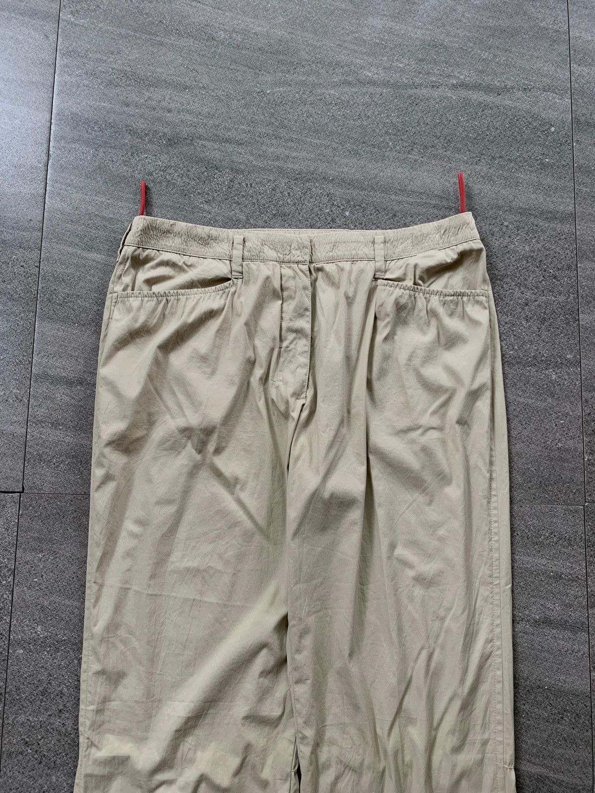 Prada FREE TAX! 2000s Red Tab Easy Pants Size US 30 / EU 46 - 2 Thumbnail
