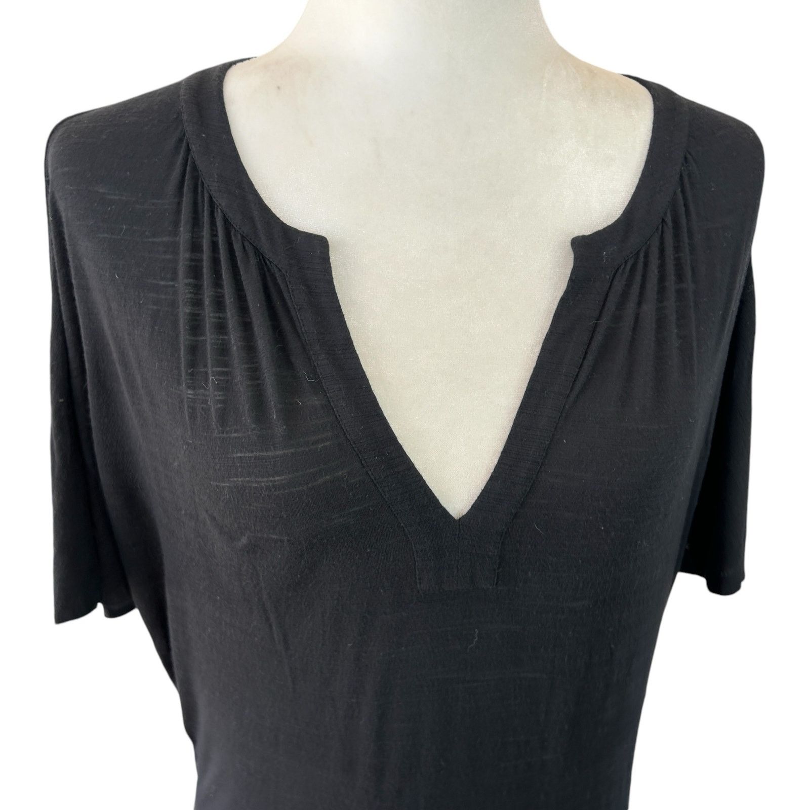 Lafayette 148 Lafayette 148 Top Large Black Minimalist Quiet Luxury Basics Size L / US 10 / IT 46 - 9 Thumbnail