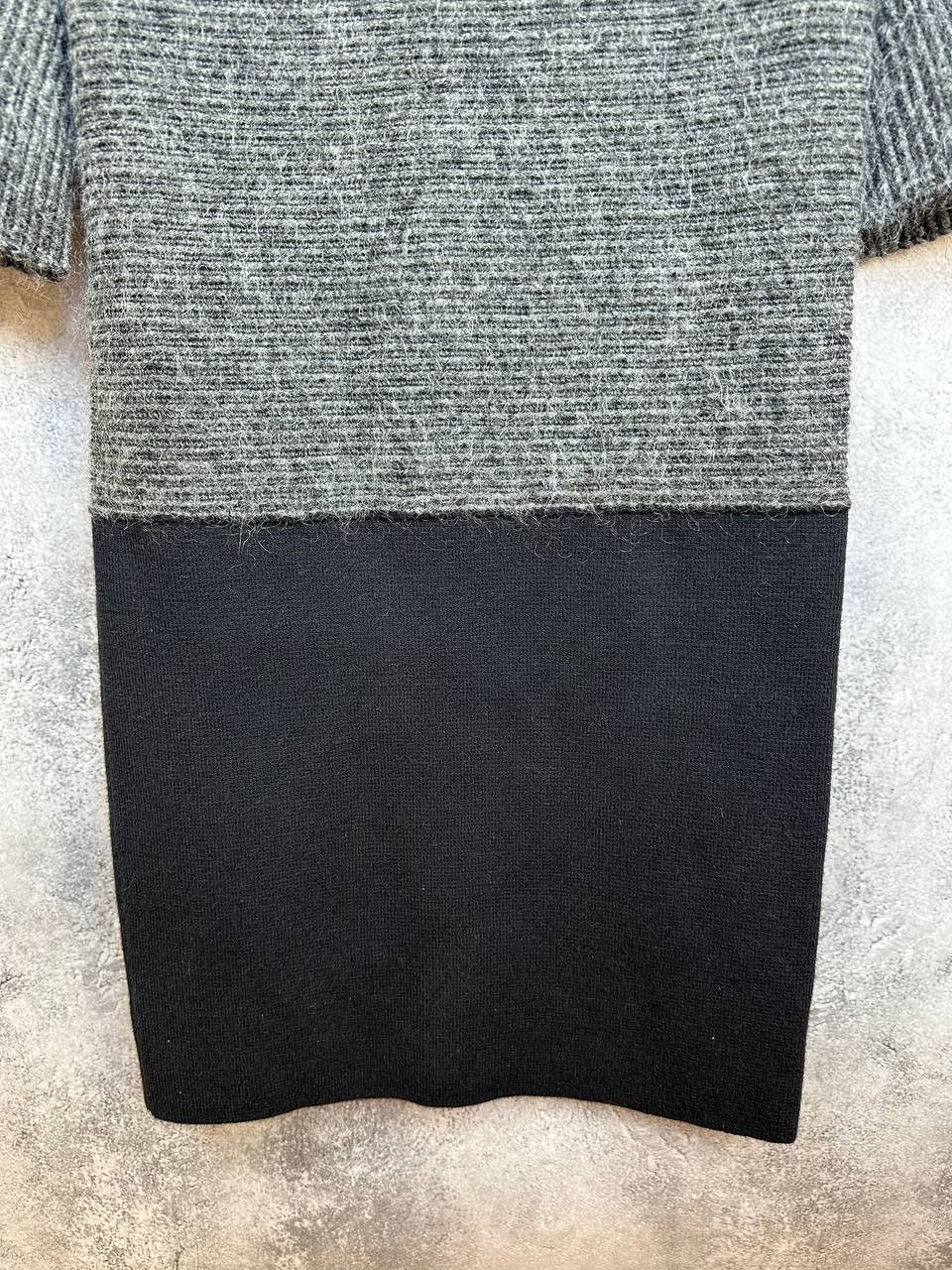 Emporio Armani Emporio Armani Soft Knit Ribbed Dress Made Italy Wool Blend Size S / US 4 / IT 40 - 6 Thumbnail