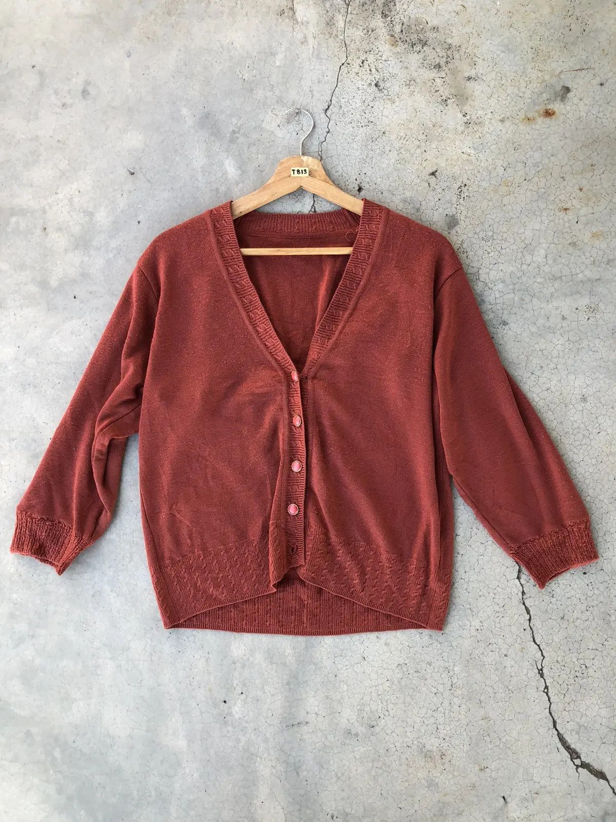 Japanese Brand Vintage Japanesebrand Cardigan Nice Design Size US M / EU 48-50 / 2 - 1 Thumbnail