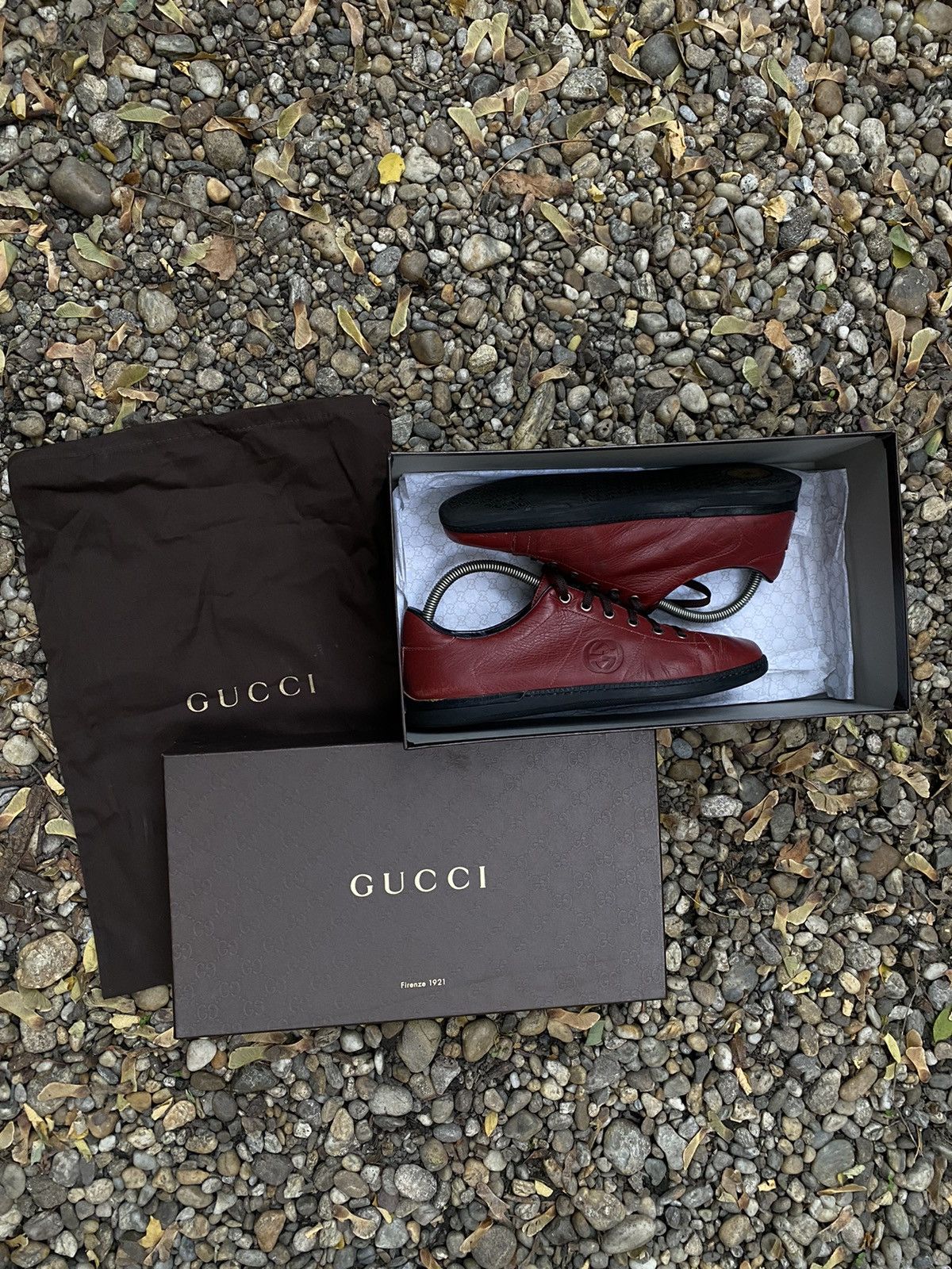 Gucci Gucci Leather Sneakers Size US 7.5 / EU 40-41 - 1 Thumbnail