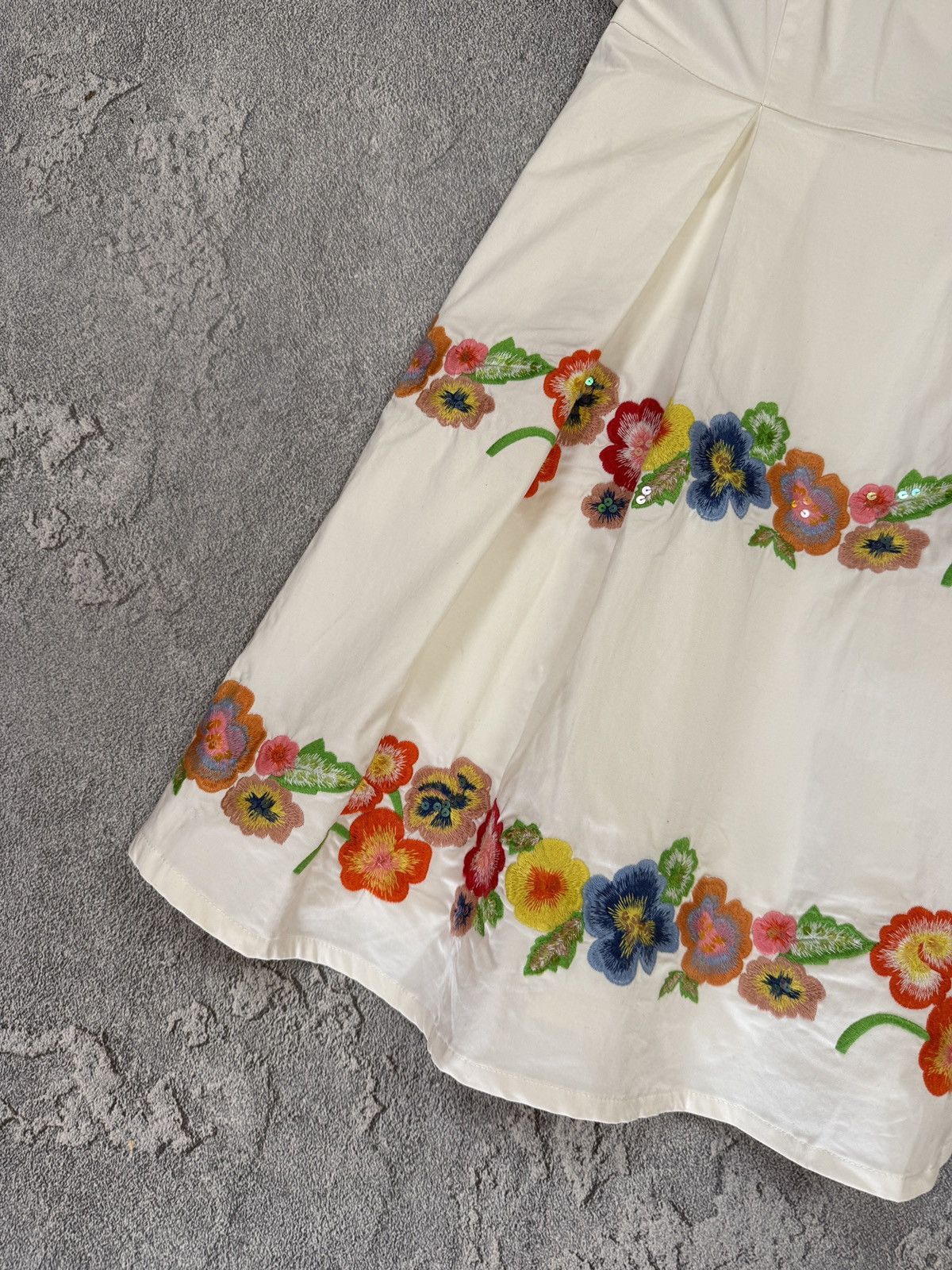 Blumarine Vintage Blumarine Blugirl Floral Midi Dress Size XS / US 0-2 / IT 36-38 - 3 Thumbnail