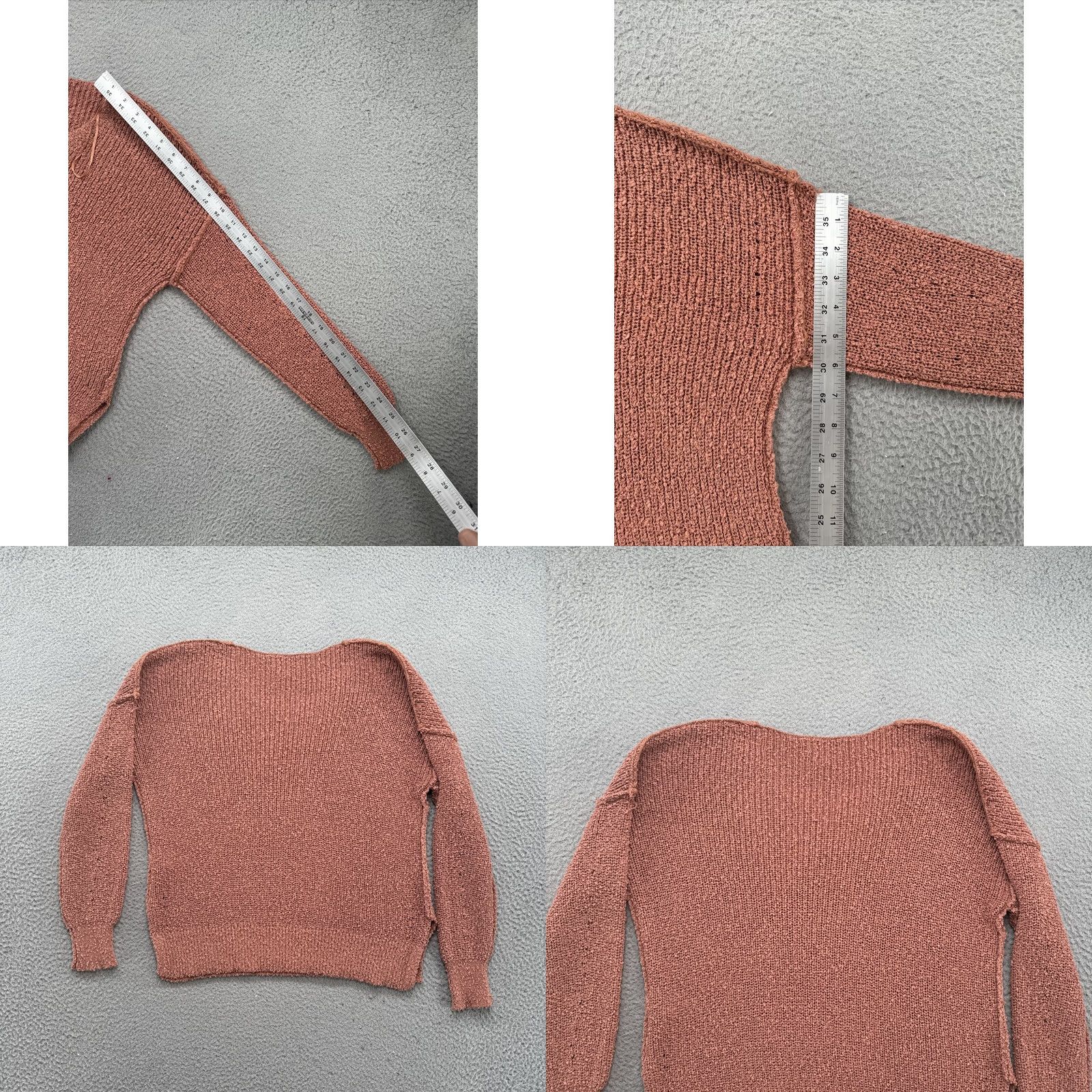 Rachel Zoe Rachel Zoe V Neck Knit Long Sleeve Sweater Women’s Size L Pink Womens Knit Sweater V-Neck Size L / US 10 / IT 46 - 8 Thumbnail