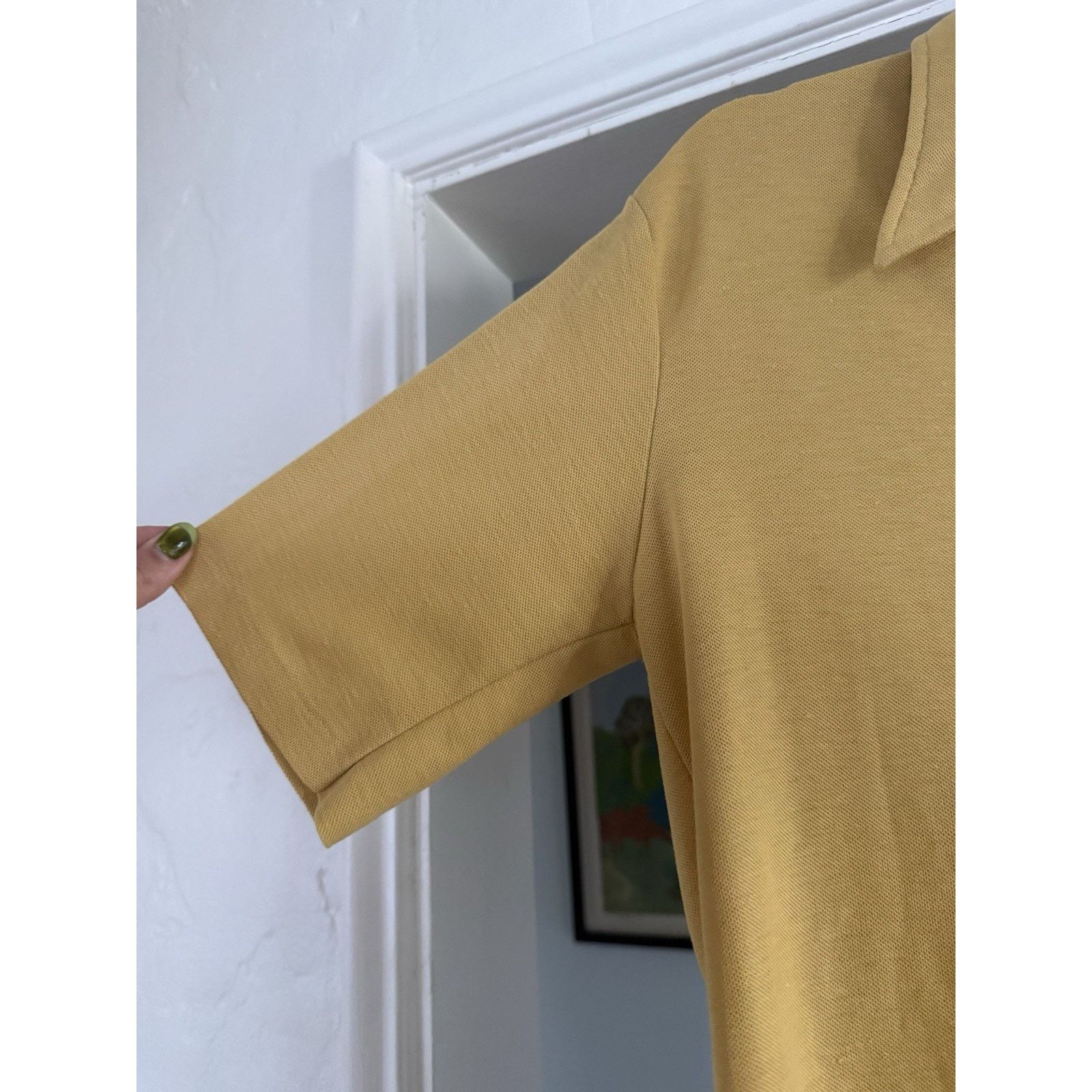 Jantzen Vintage Jantzen Pointy Collar Yellow Polo Medium M 3 Size US M / EU 48-50 / 2 - 6 Thumbnail