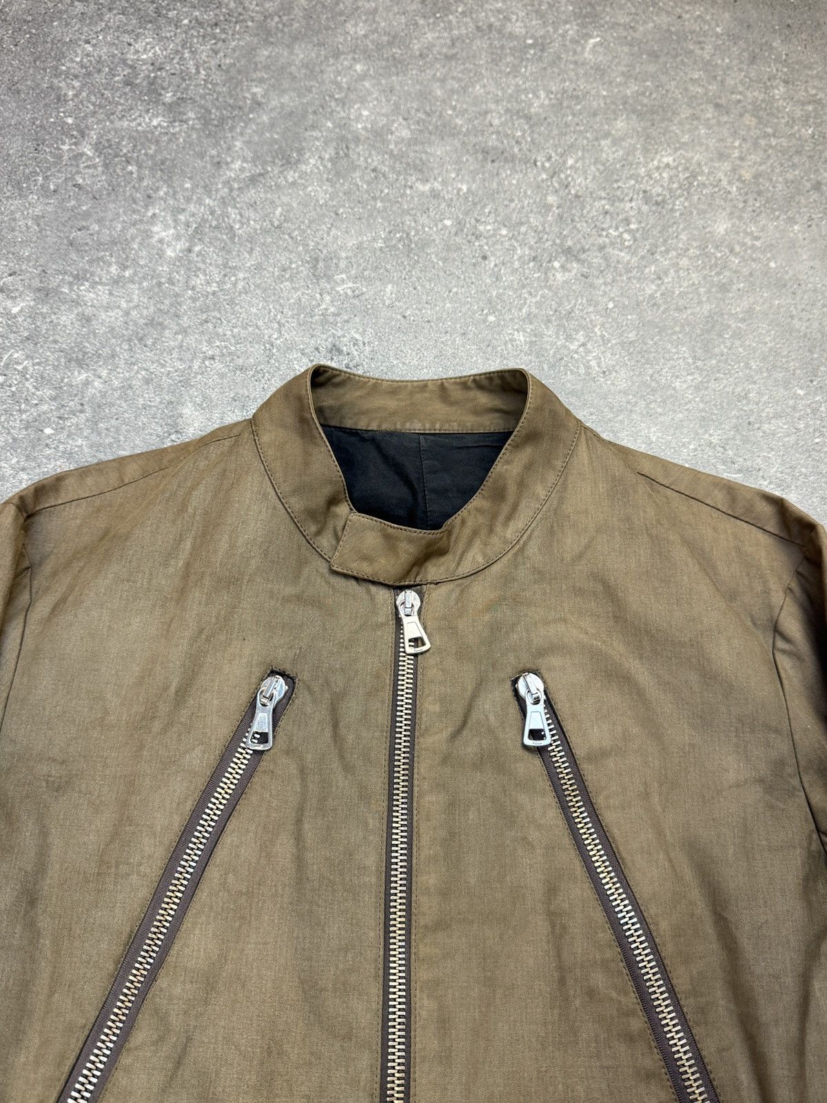 Maison Margiela Maison Martin Margiela SS03 5 Zips Waxed Coton Biker Jacket Size US L / EU 52-54 / 3 - 5 Thumbnail