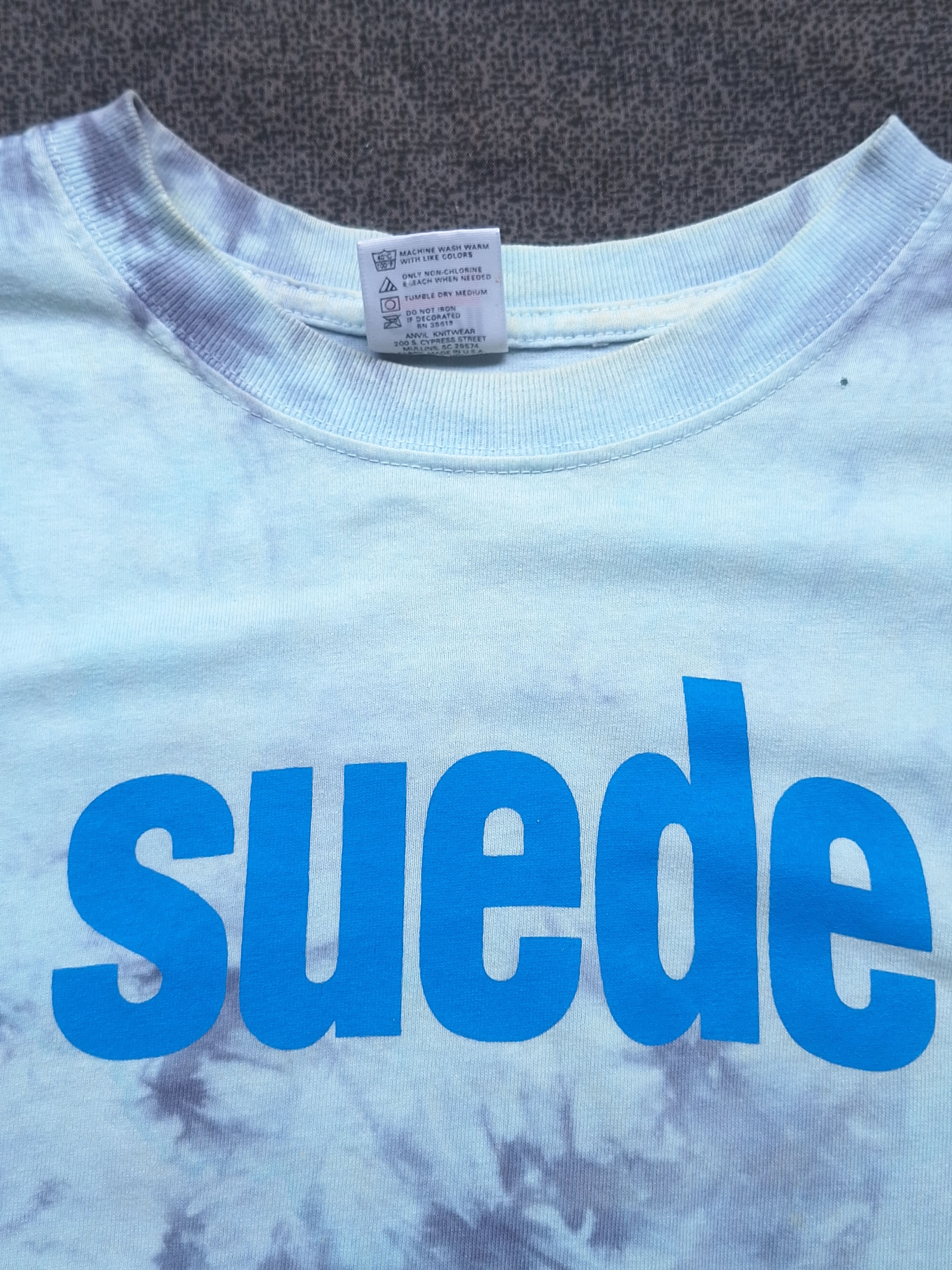 Designer Vtg Suede Britpop Brett Anderson Rock Music Band Size US S / EU 44-46 / 1 - 4 Thumbnail