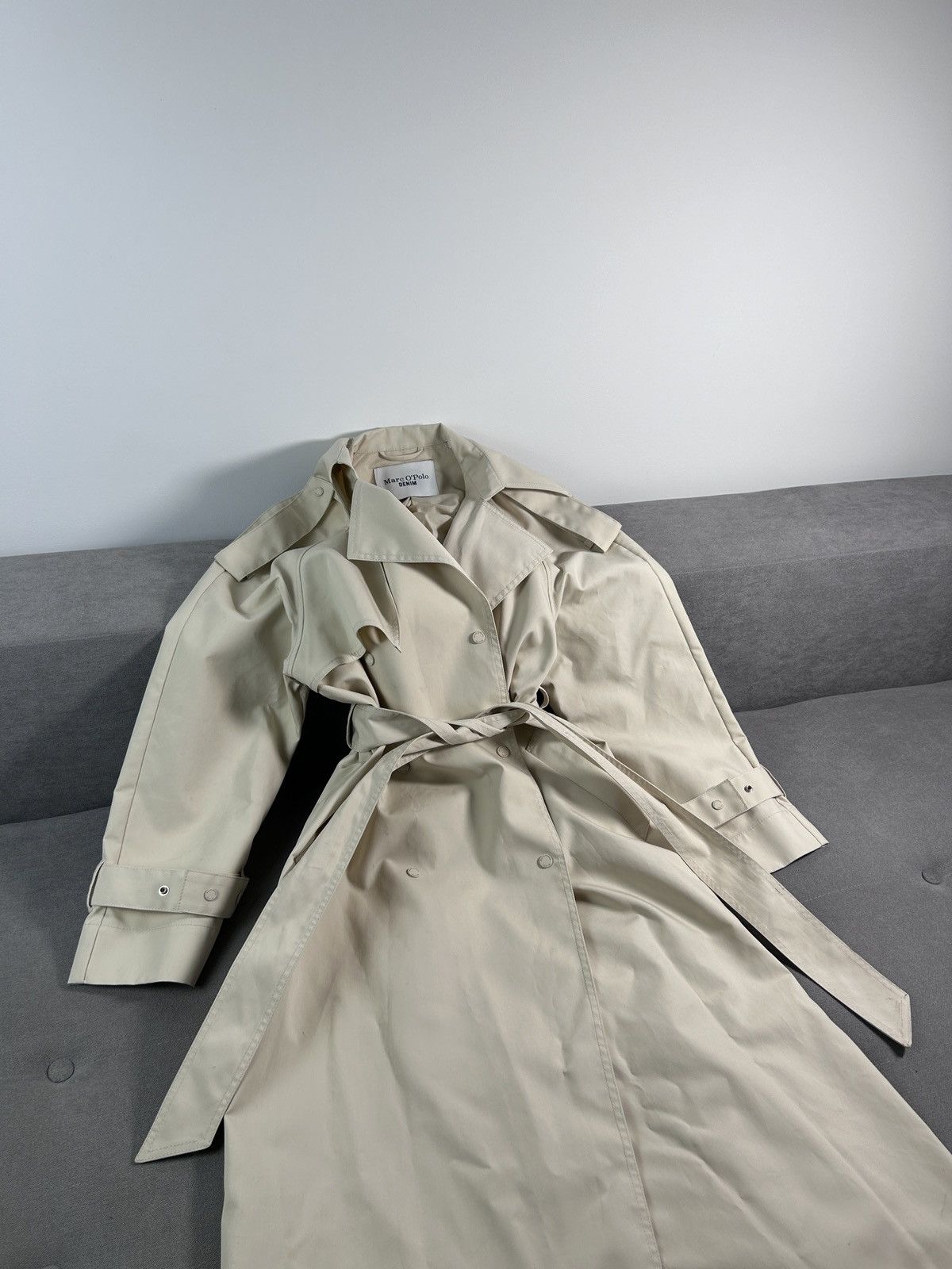 Japanese Brand × Marc O'Polo Marc O' Polo Women's Trench Coat Jacket Size S / US 4 / IT 40 - 3 Thumbnail