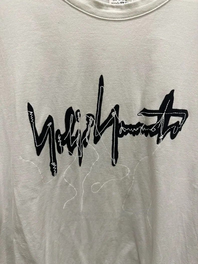 Yohji Yamamoto Yohji Yamamoto Oversize Logo T-shirt. Size US M / EU 48-50 / 2 - 4 Thumbnail