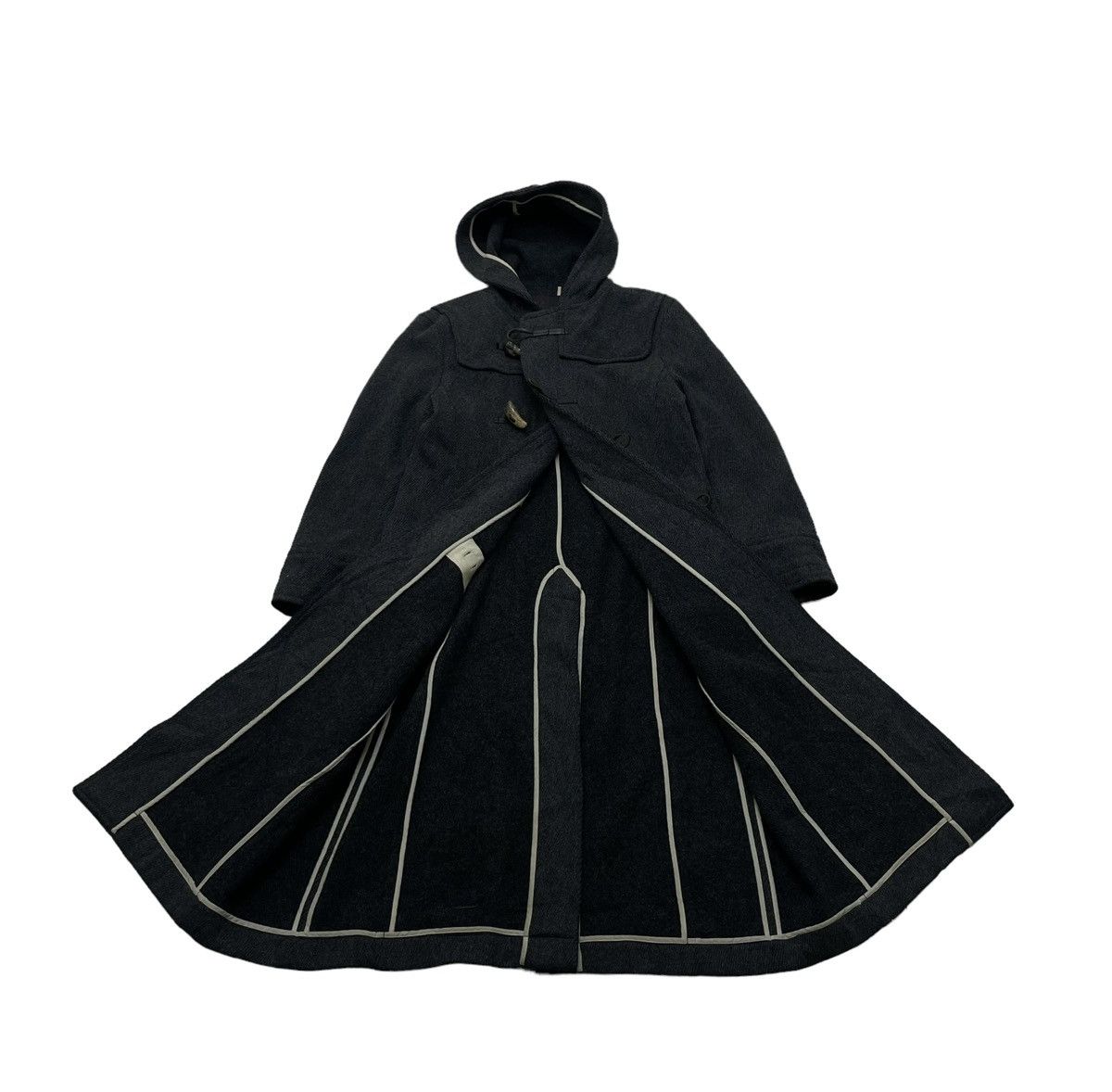 Designer × Japanese Brand × Yohji Yamamoto 💥Takeo Kikuchi Over Coat Duffle Jacket Size US M / EU 48-50 / 2 - 2 Thumbnail