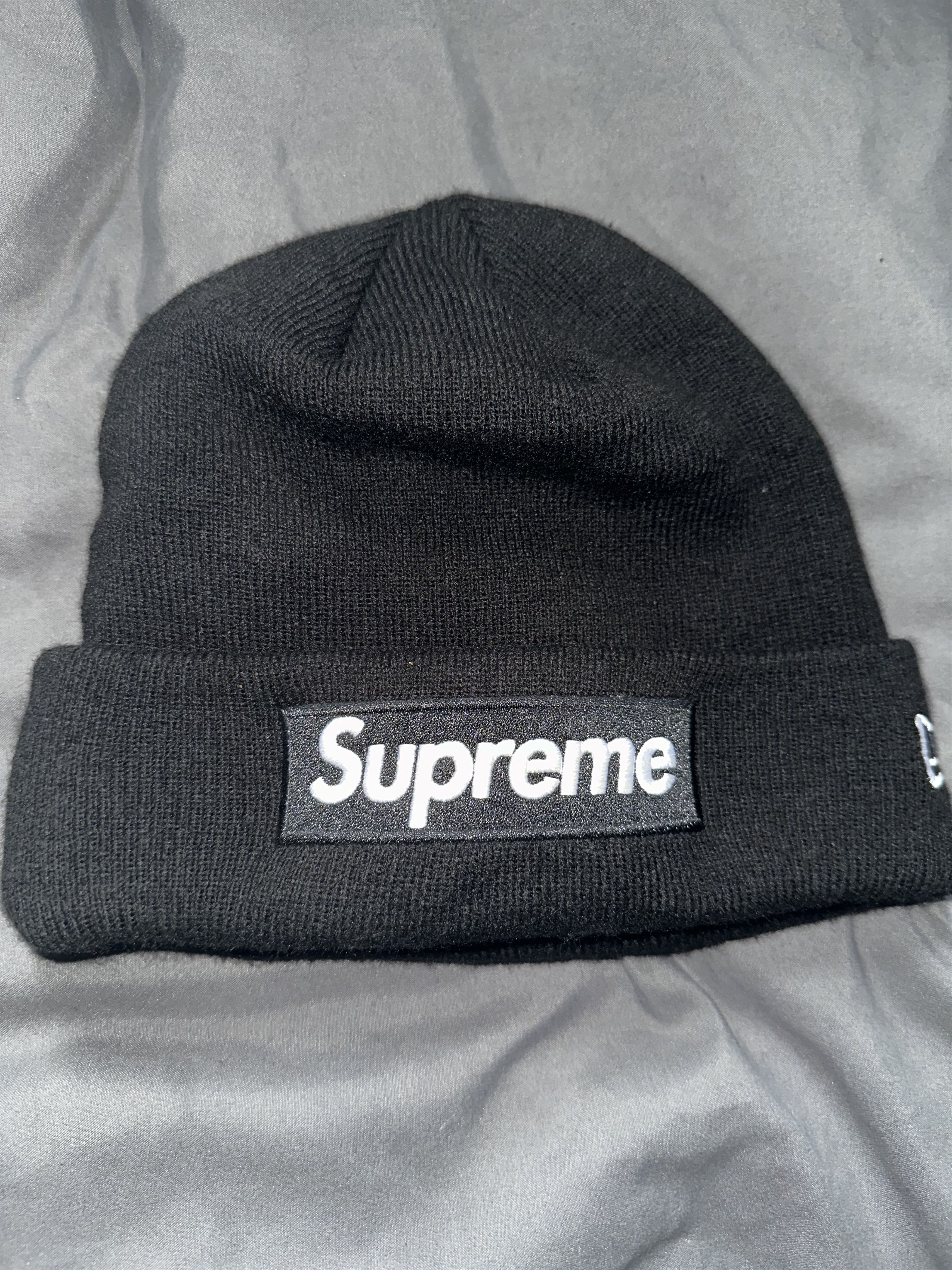 Supreme X New Era Box Logo Beanie 'Black'