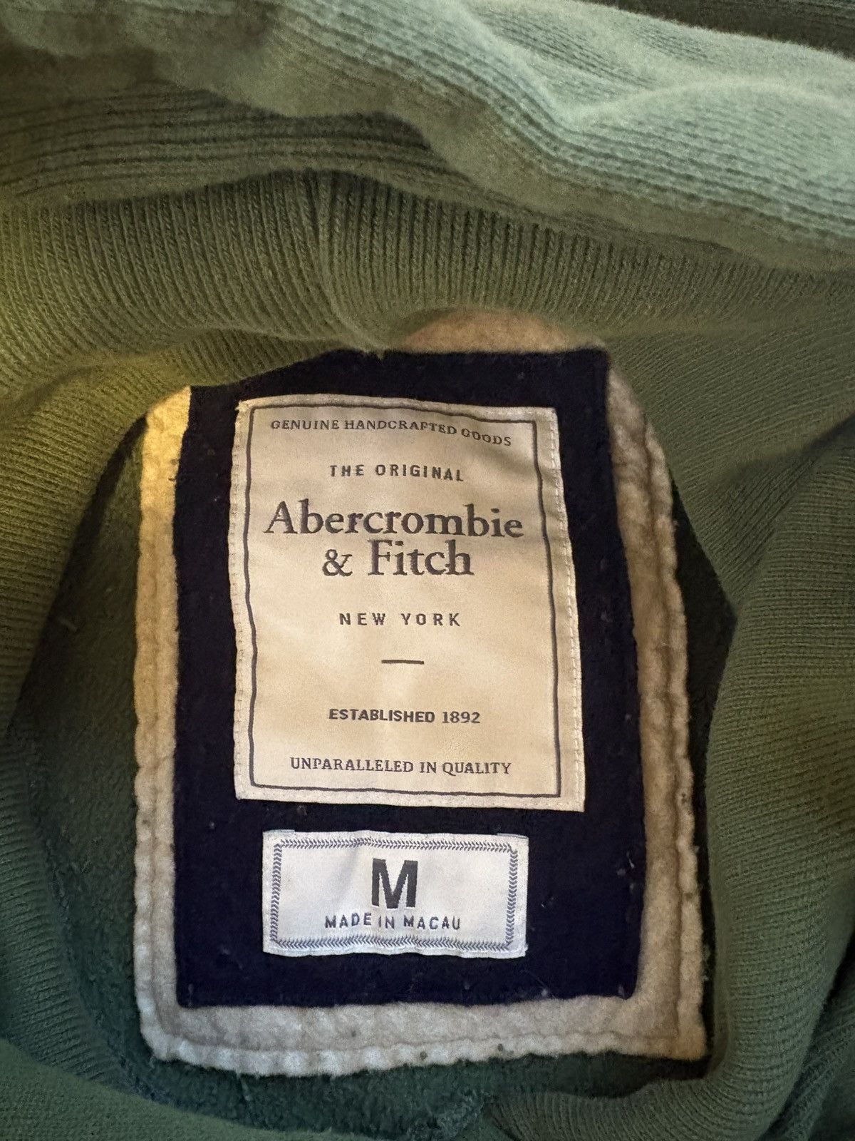 Abercrombie & Fitch *ABERCROMBIE & FITCH* Vintage Mens Hoodie Size US M / EU 48-50 / 2 - 2 Thumbnail