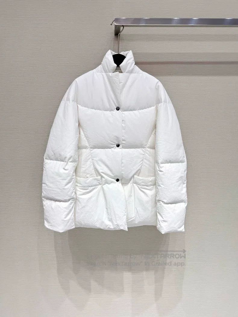 Jil Sander Jil Sander size 34 Classic White Down Jacket for Fall/Winte Size M / US 6-8 / IT 42-44 - 1 Thumbnail