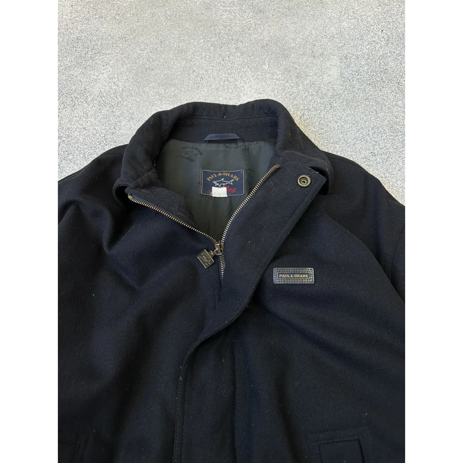 Paul & Shark VTG Paul&Shark Wool Luxury Bomber Jacket Size US L / EU 52-54 / 3 - 7 Thumbnail