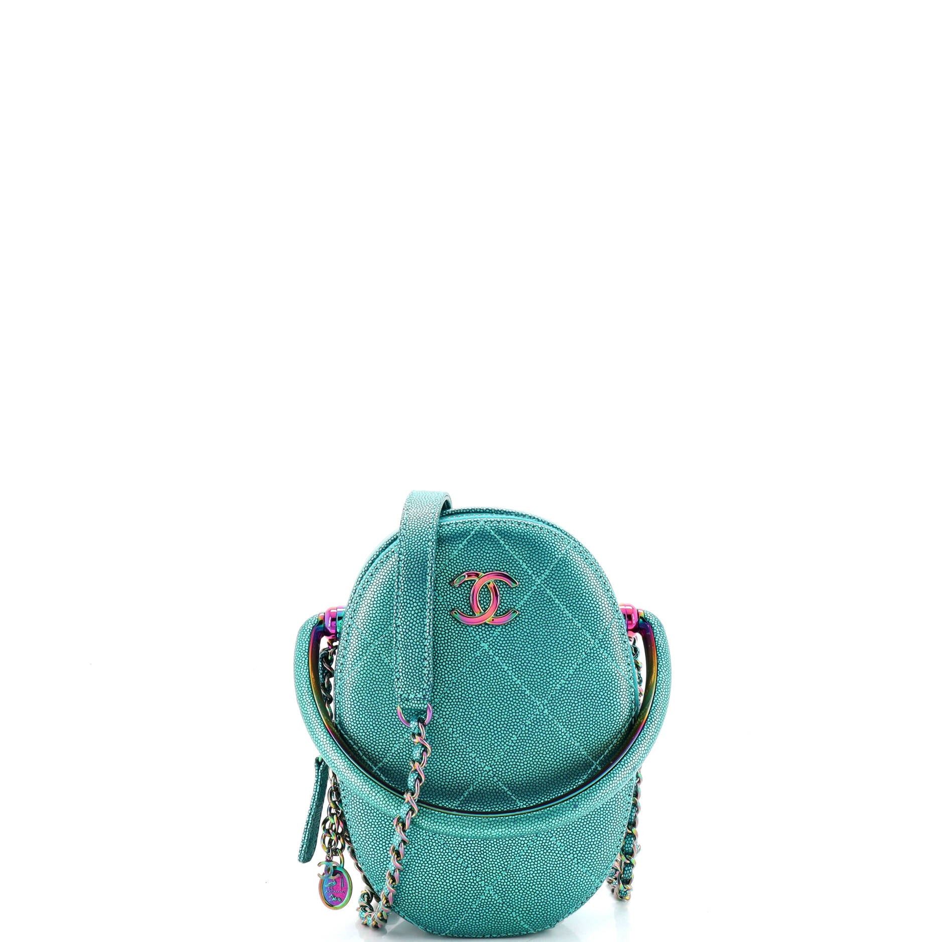 Chanel Top Handle Oval Vanity Case with Chain Size ONE SIZE - 1 Thumbnail