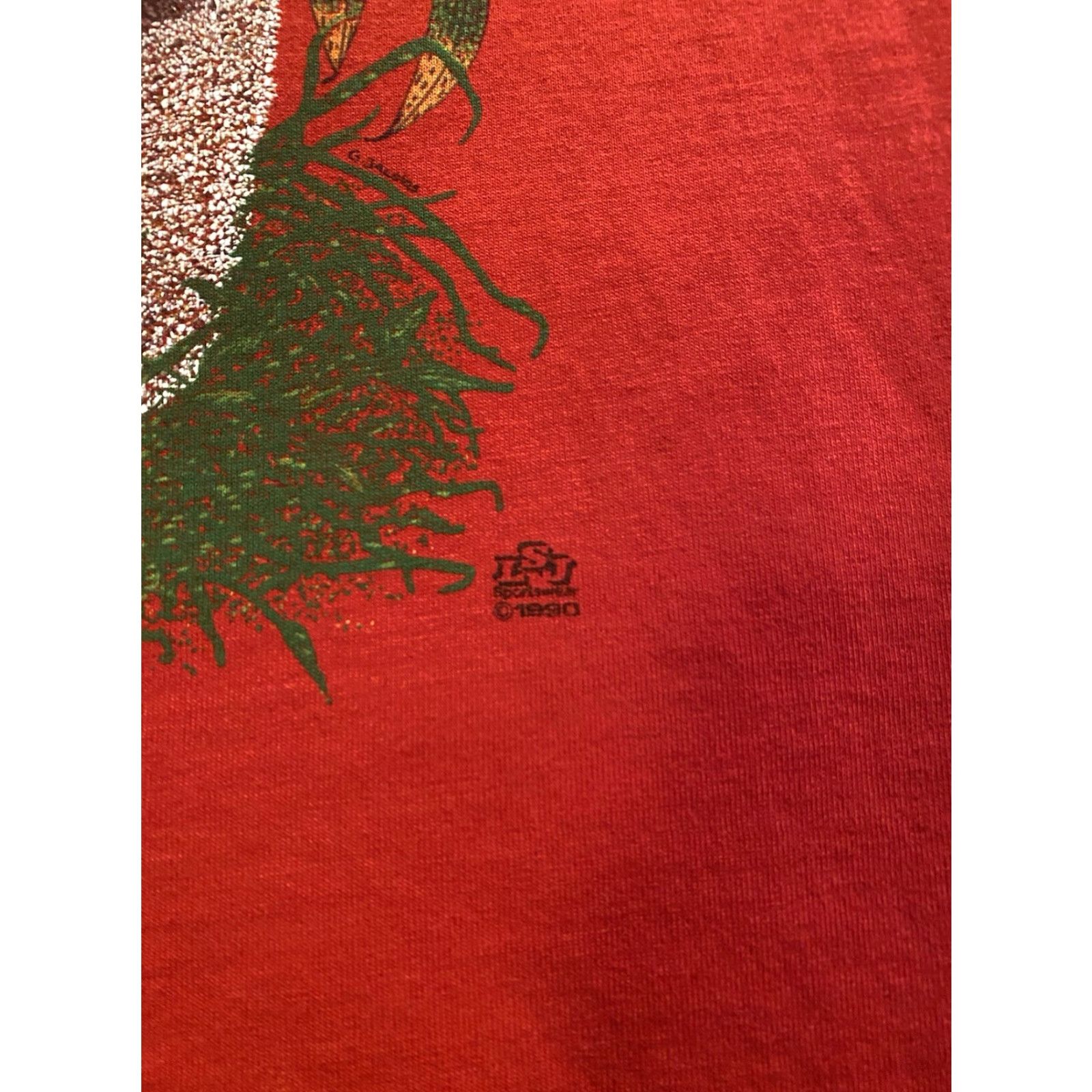 Jerzees VINTAGE Jerzees Giant Panda Bear Graphic T Shirt Red XL Mens Short Sleeve Crew Neck 1990s Grunge Nature Animals 90s Size US XL / EU 56 / 4 - 6 Thumbnail