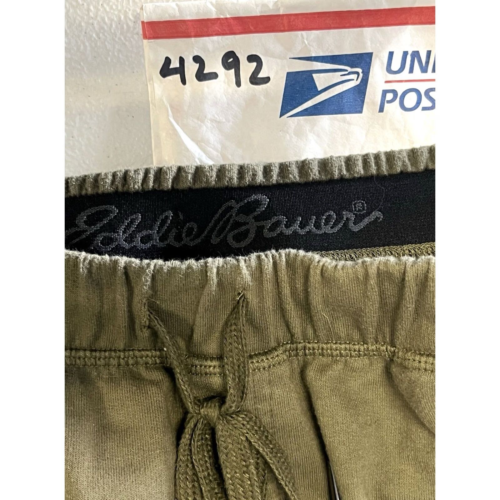 Eddie Bauer Eddie Bauer Shorts Mens XL Green Sleepwear Elastic Waist Drawstring Loungewear Sweat Shorts Size US 36 / EU 52 - 7 Thumbnail