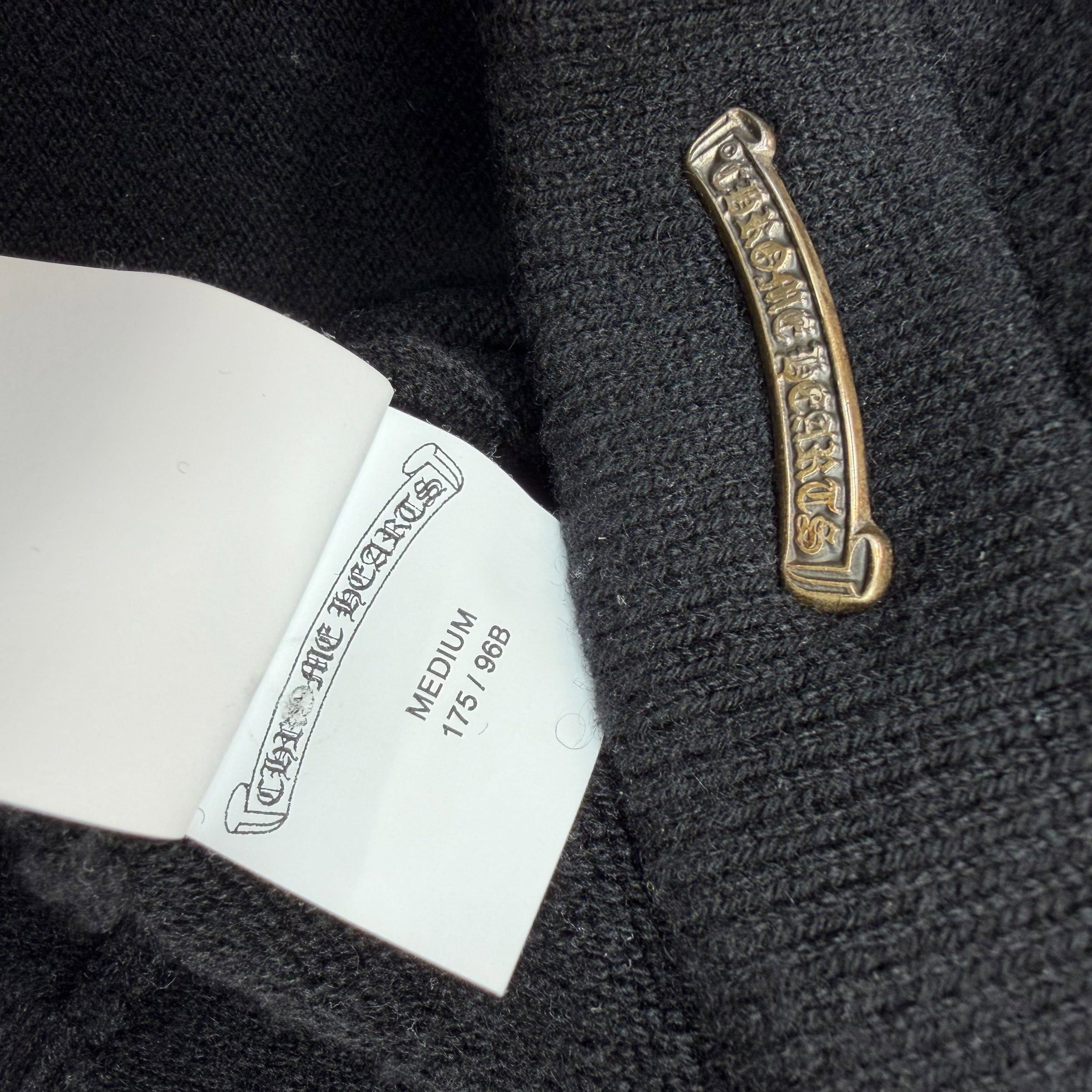 Chrome Hearts Chrome Hearts Leather Patch Cashmere Hoodie M Size US M / EU 48-50 / 2 - 6 Thumbnail