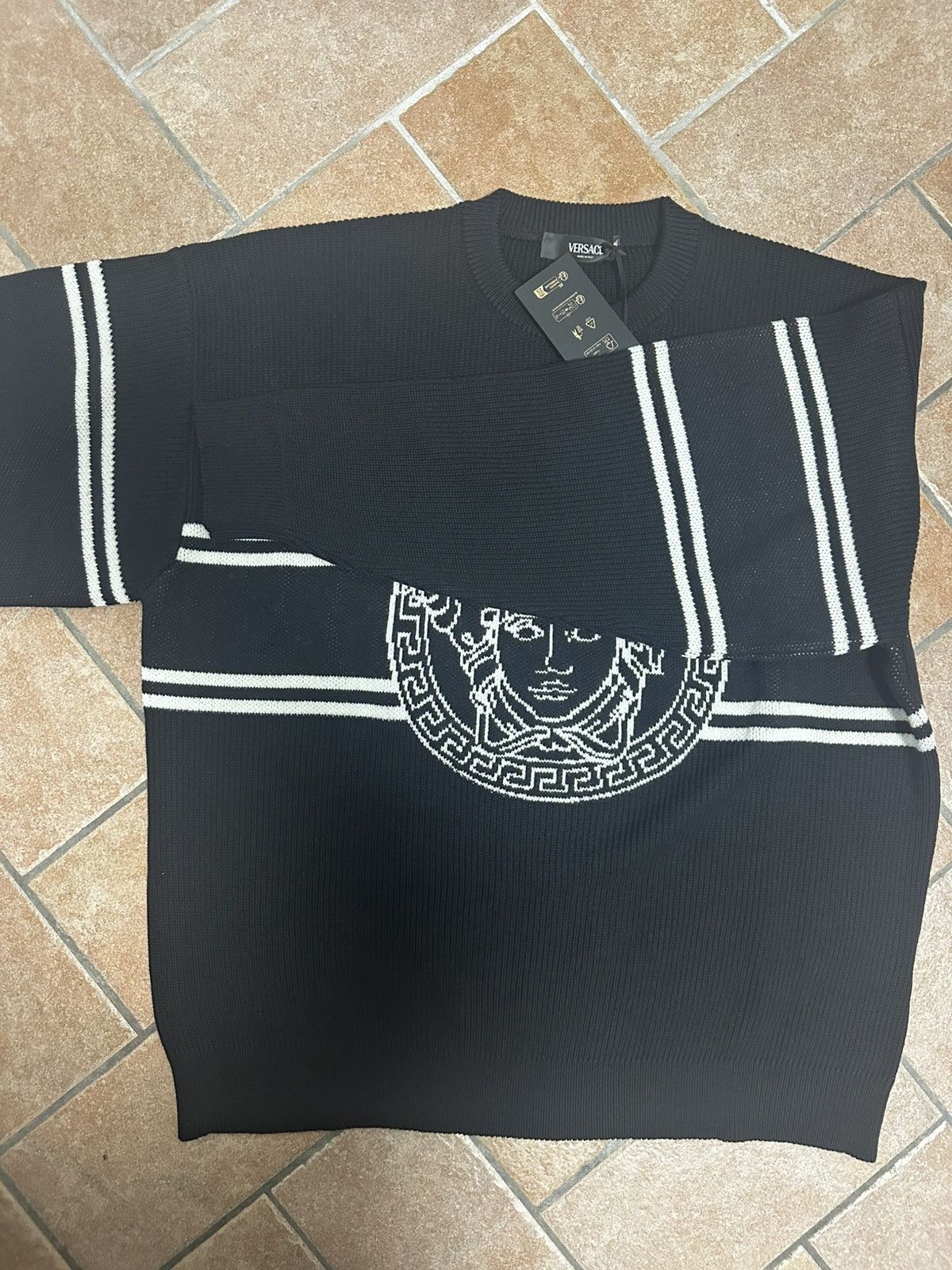 Versace Versace Black Sweatshirt Size US XL / EU 56 / 4 - 7 Thumbnail