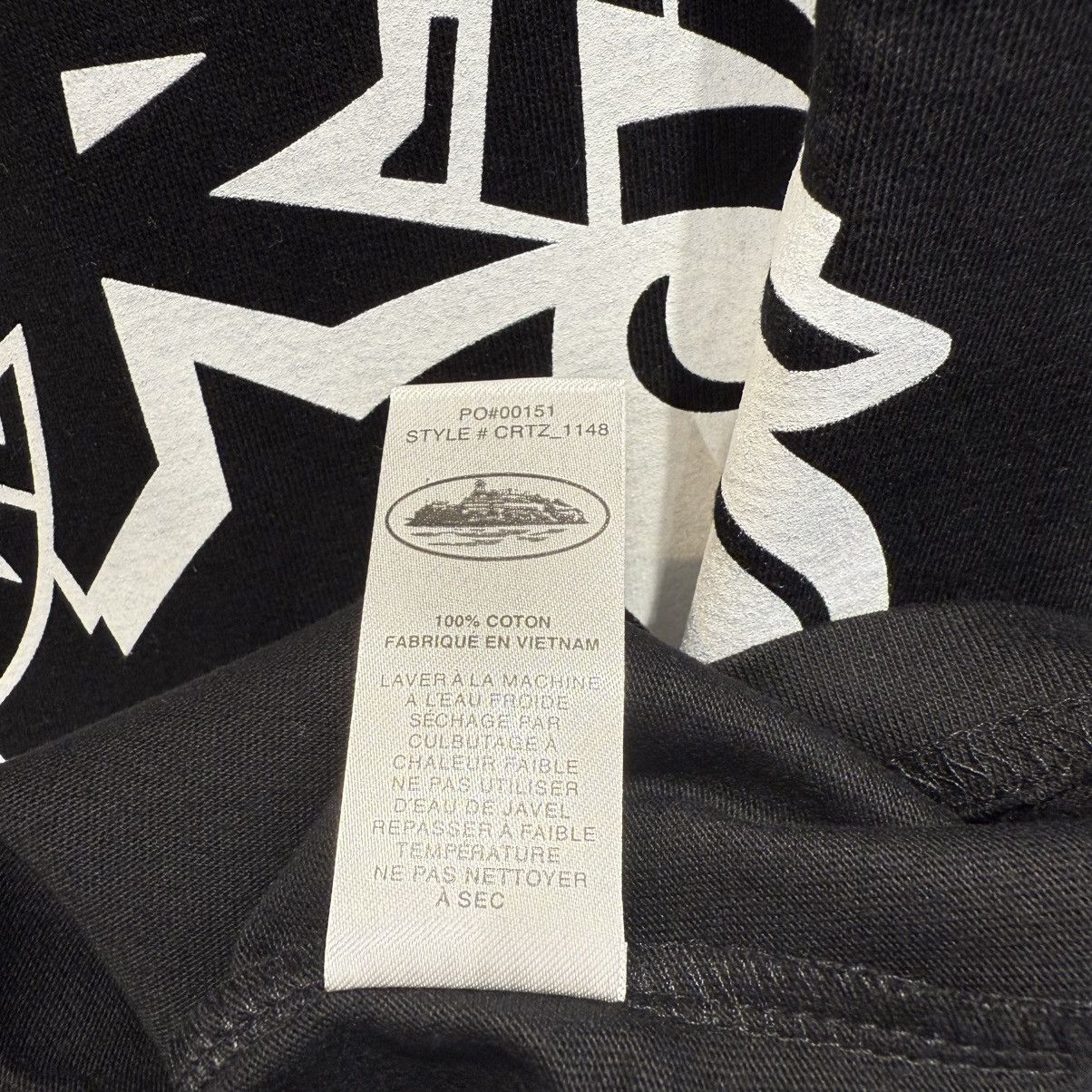Corteiz Corteiz Nuh Fear Tee Black White Size US M / EU 48-50 / 2 - 5 Thumbnail