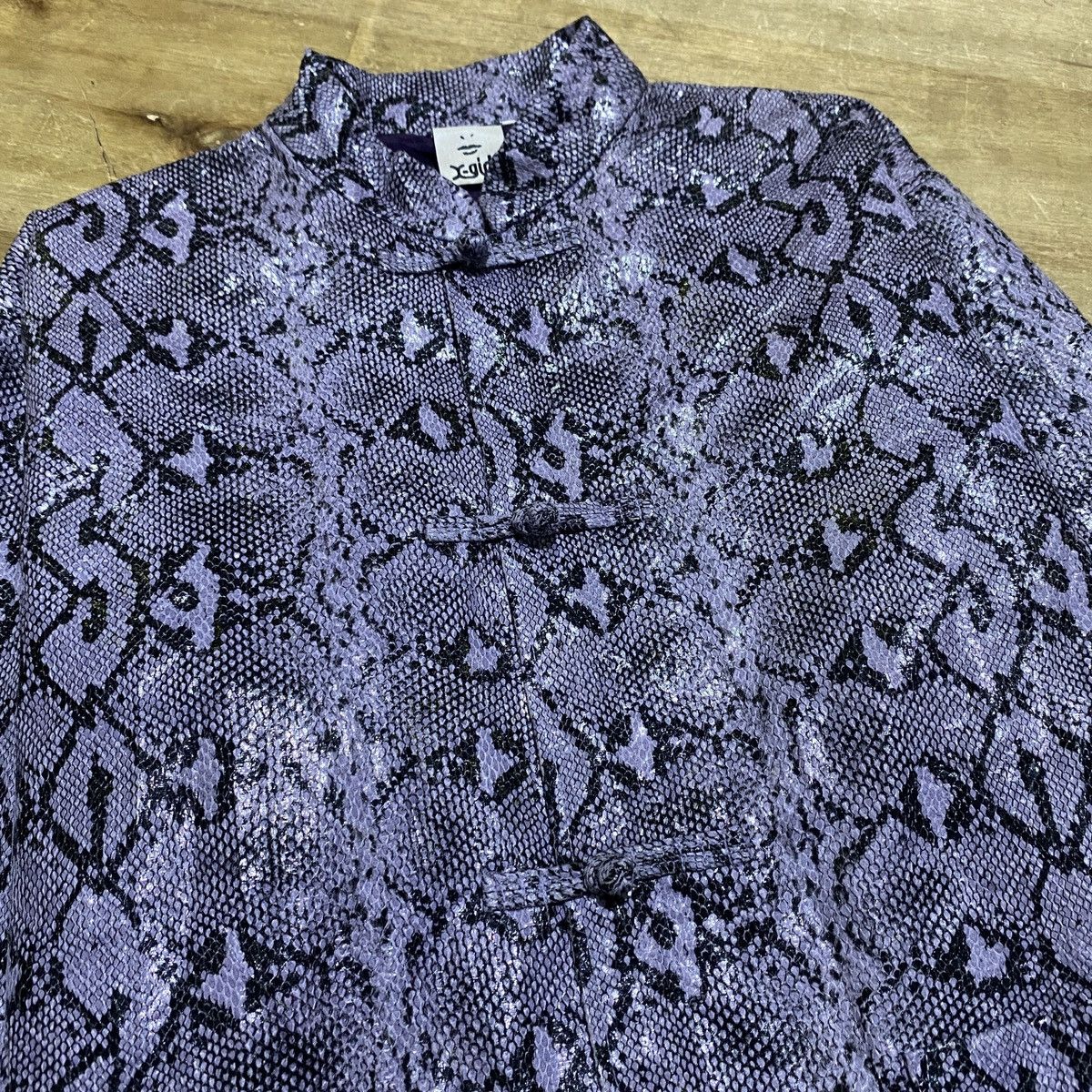 X-Girl X-Girl faux leather china jacket snake skin Size XS / US 0-2 / IT 36-38 - 4 Thumbnail