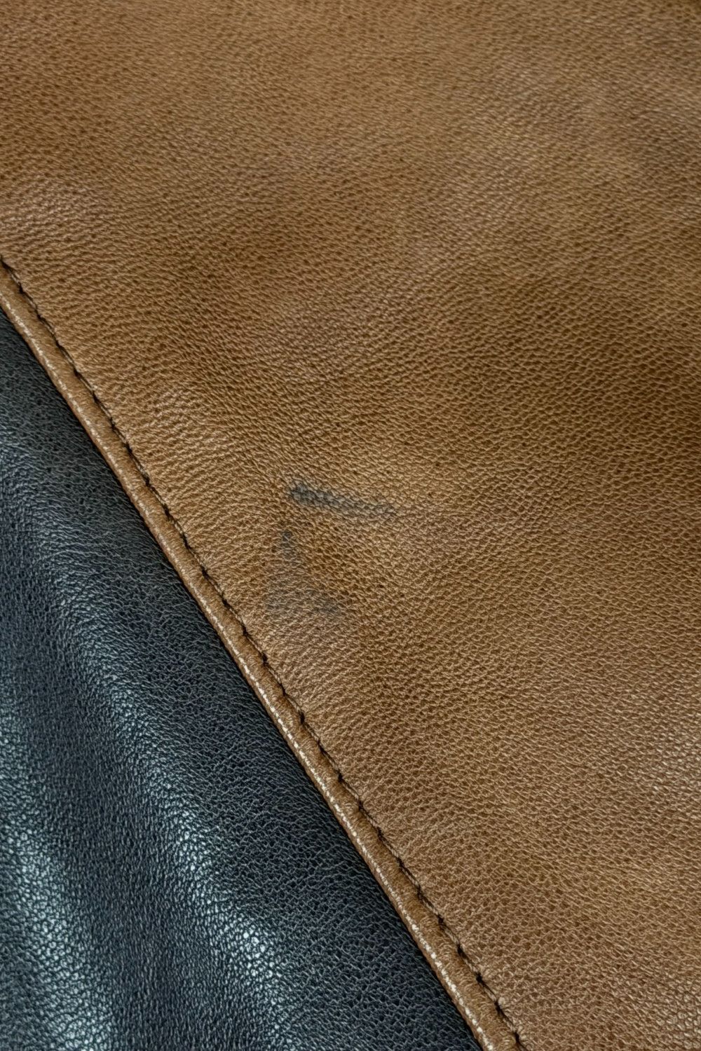 Polo Ralph Lauren PRL 90s Full-Leather Varsity (Black/Tan) Hong Kong Made Size US M / EU 48-50 / 2 - 22 Thumbnail