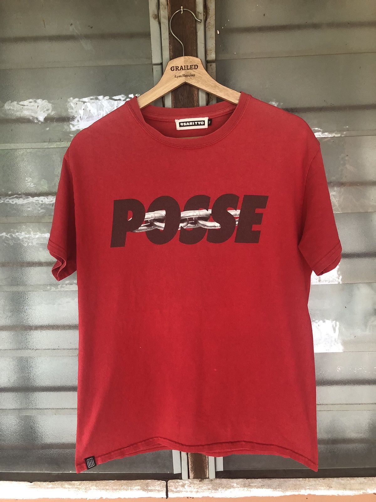 Vintage Vintage 9sari TYO Posse Spellout Shirt Tee Size US M / EU 48-50 / 2 - 2 Thumbnail
