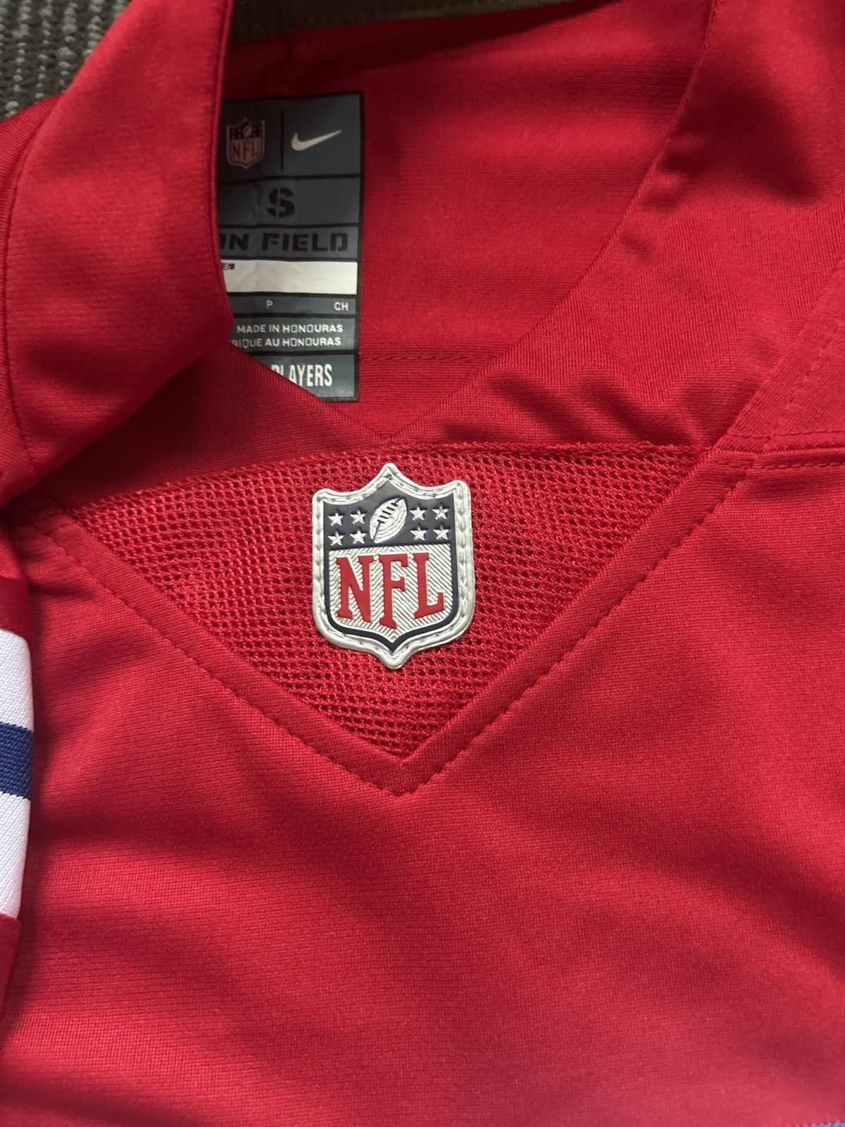 NFL Tom Brady Red Patriots Jersey Size US S / EU 44-46 / 1 - 4 Thumbnail