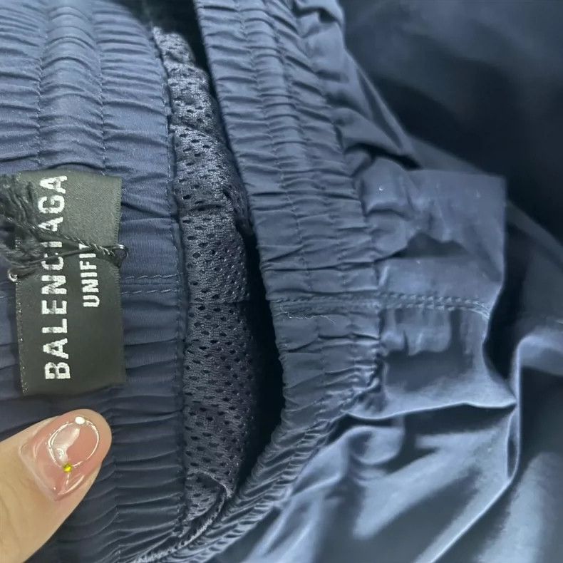 Balenciaga Balenciaga size S Indigo logo color-block straight-fit swe Size US 27 - 4 Thumbnail