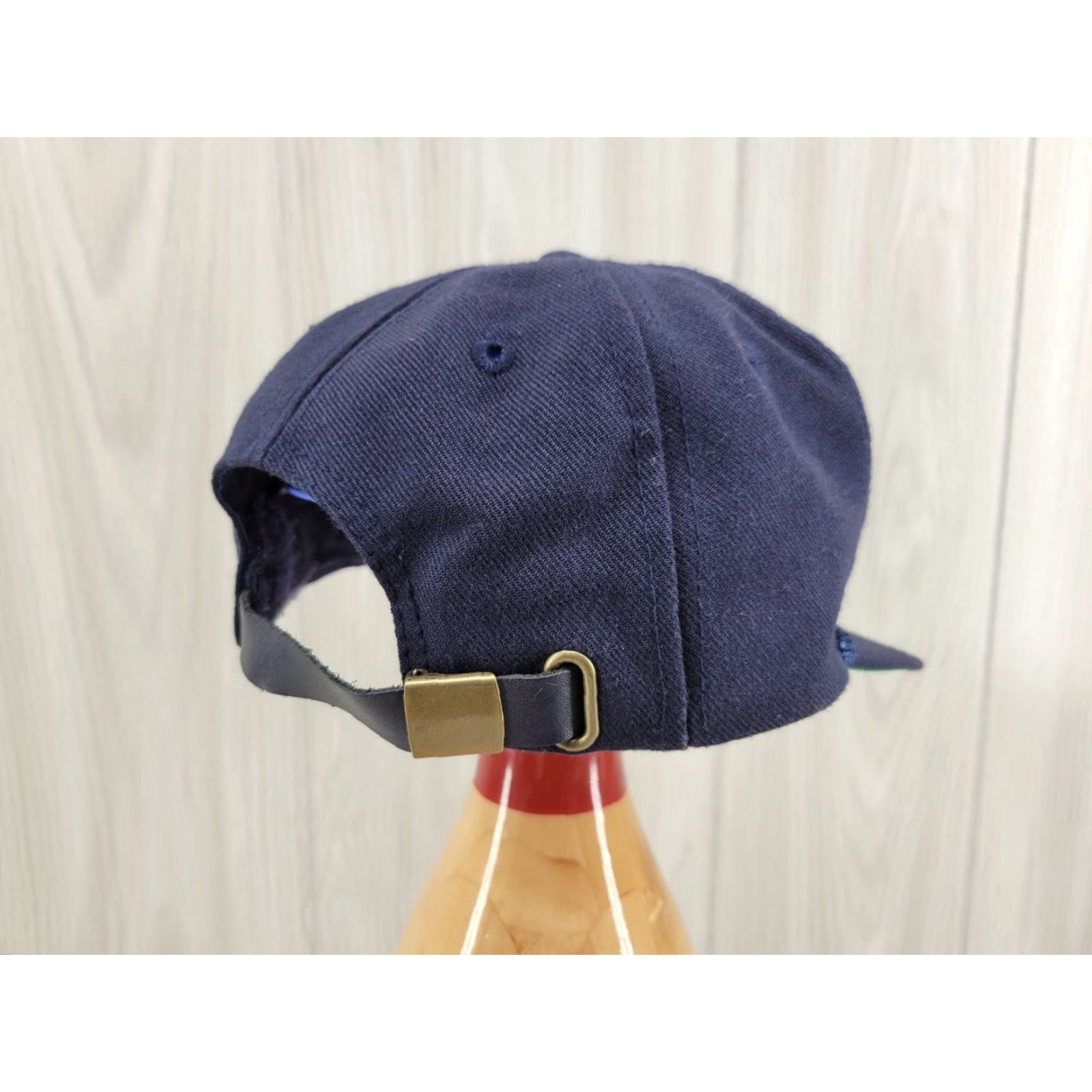 Vintage VINTAGE USS ESSEX CV-9 U.S NAVY SHIP HAT Rope U.S MILITARY BALL CAP Dark Navy Wool Adjustable Rope Undervisor Green Mens Hats Size ONE SIZE - 6 Thumbnail
