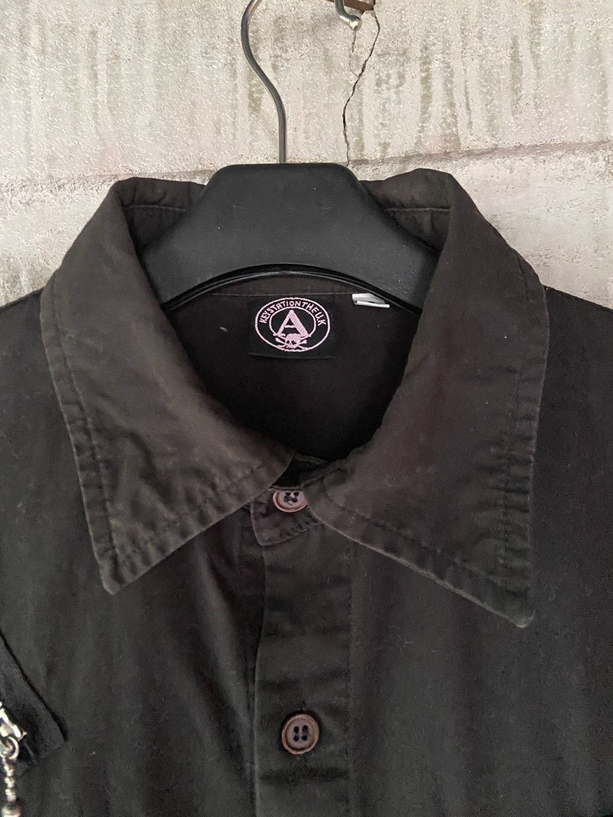 Hysteric Glamour × If Six Was Nine × Japanese Brand KEYSTATION THE U.K PUNK BUTTON UP BALCK SHIRT Size US M / EU 48-50 / 2 - 11 Thumbnail