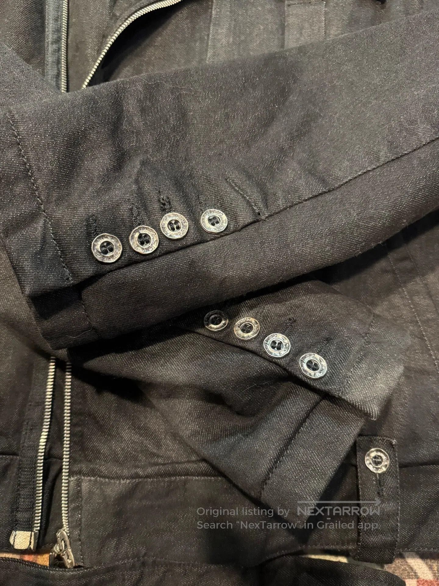 Japanese Brand CNC Canvas Jacket for Stylish Comfort. Size US L / EU 52-54 / 3 - 3 Thumbnail