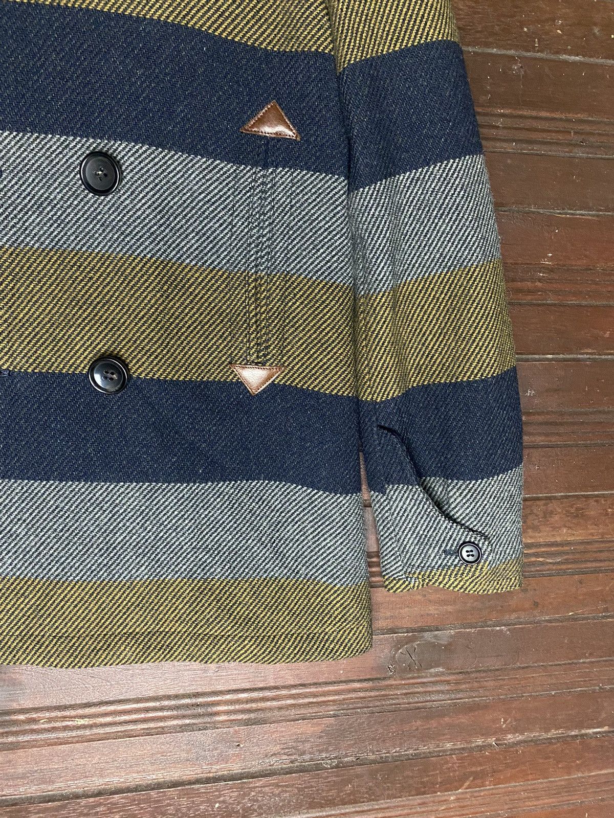 Japanese Brand Inpatchthys kerri Stripe Like Kapital Jacket Size US M / EU 48-50 / 2 - 6 Thumbnail