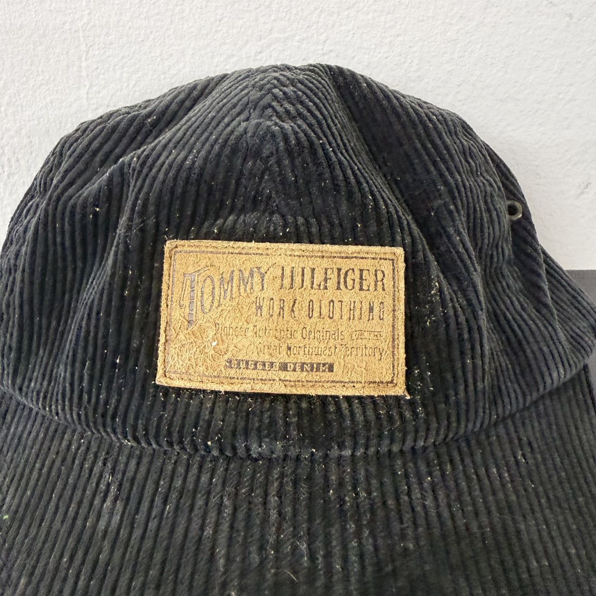 Tommy Hilfiger Vintage Tommy Hilfiger Corduroy Six Panel Hat Size ONE SIZE - 3 Thumbnail