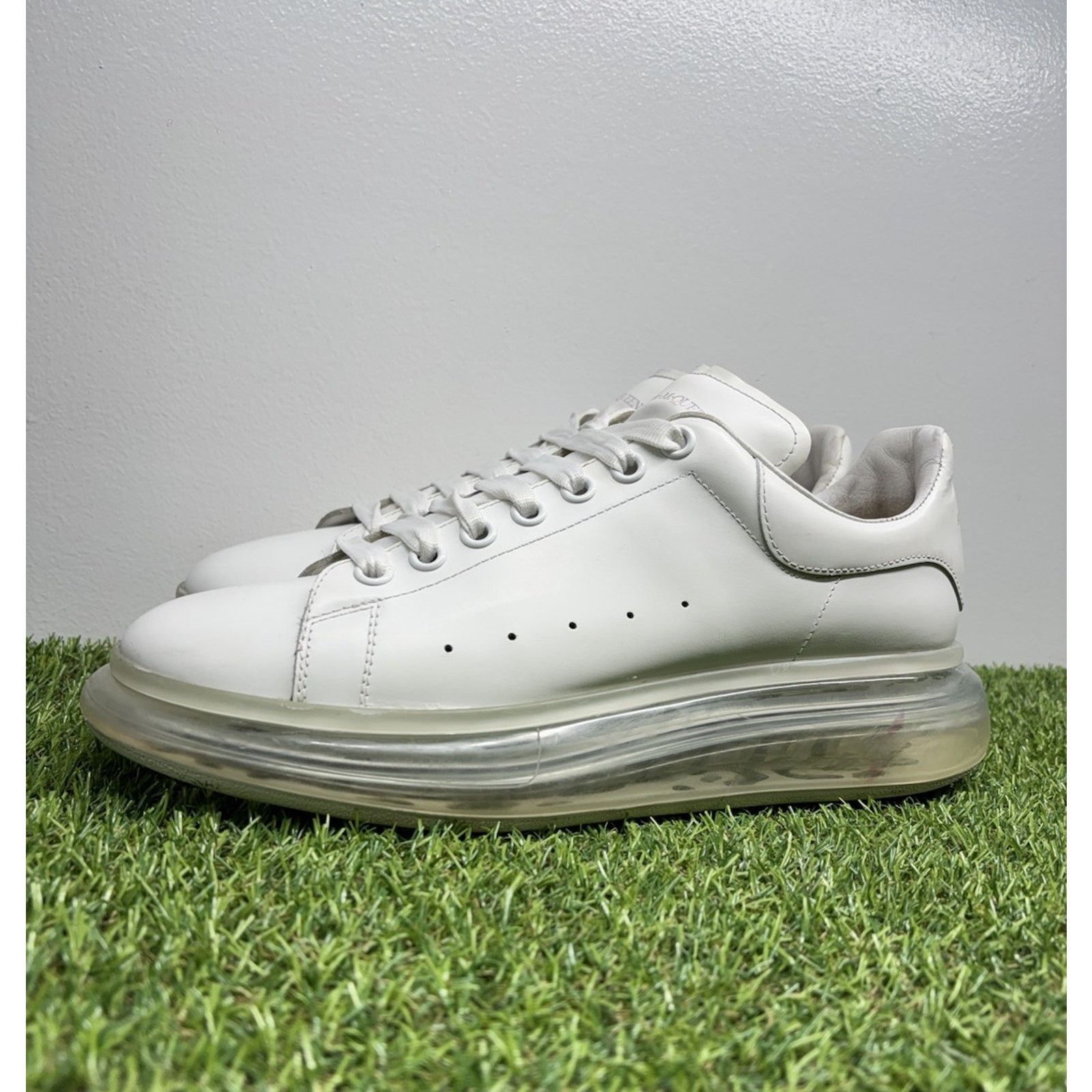 Alexander McQueen White Clear Sole