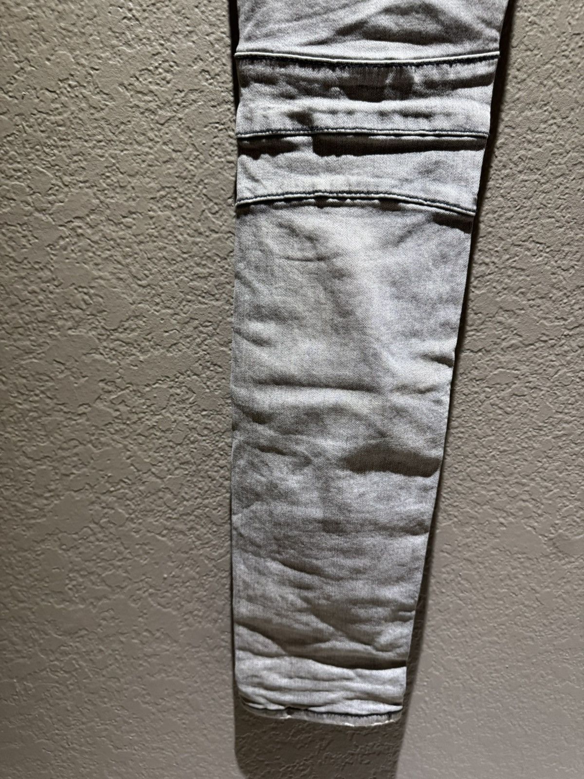 Crysp Denim Crysp Denim Skinny Slim Biker Rocker Denim Aged Wash 30 Size US 30 / EU 46 - 16 Thumbnail