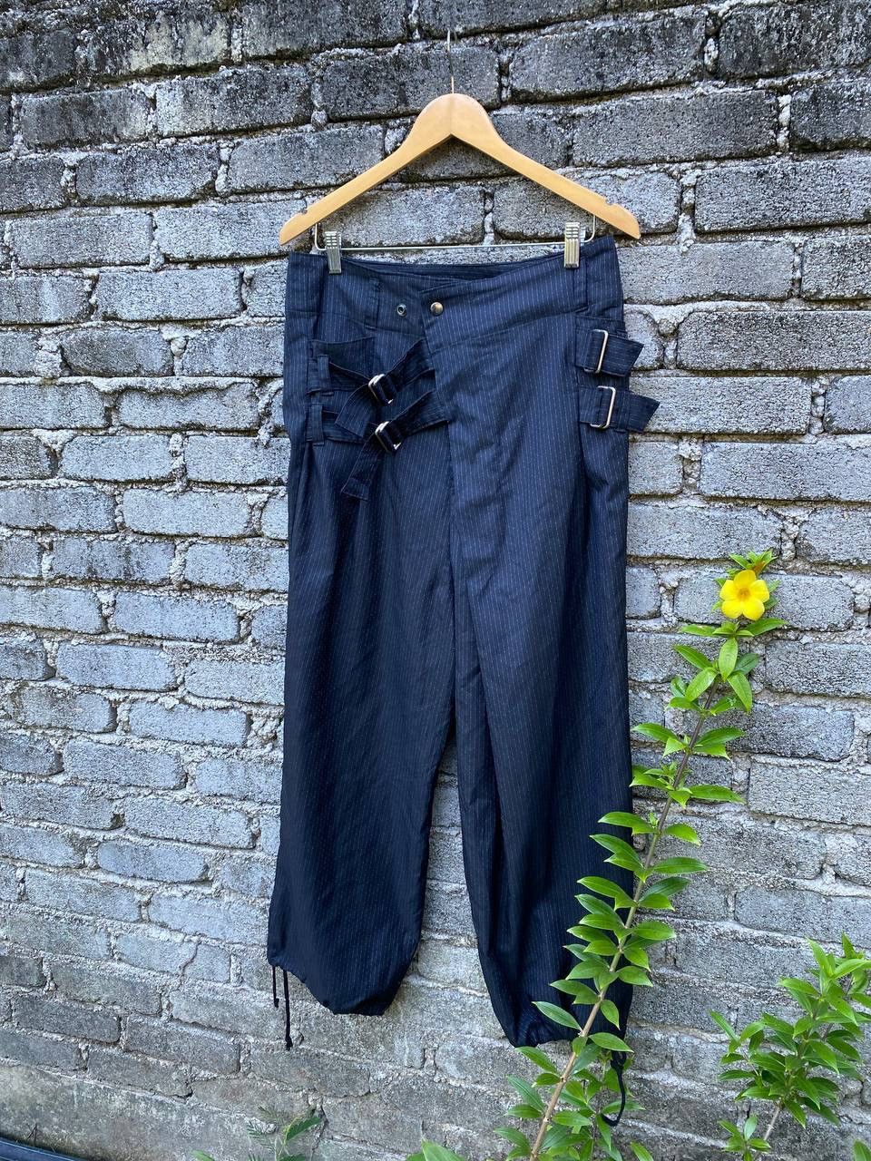 Japanese Brand Grand Global Design Future Punk Bondage Pants Made In Japan Size US 32 / EU 48 - 2 Thumbnail