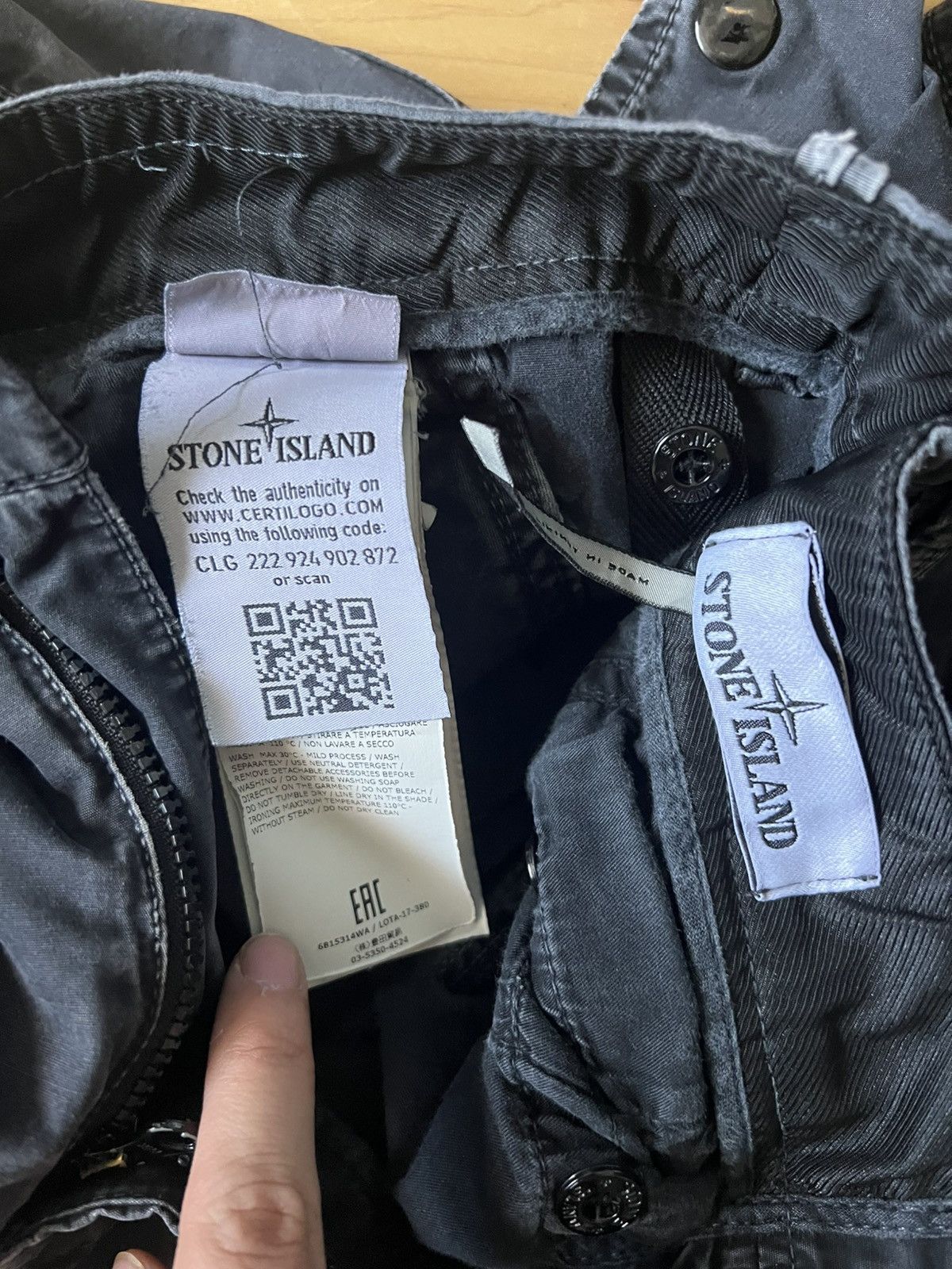 Stone Island Stone Island Cargo Pants Size US 30 / EU 46 - 3 Thumbnail